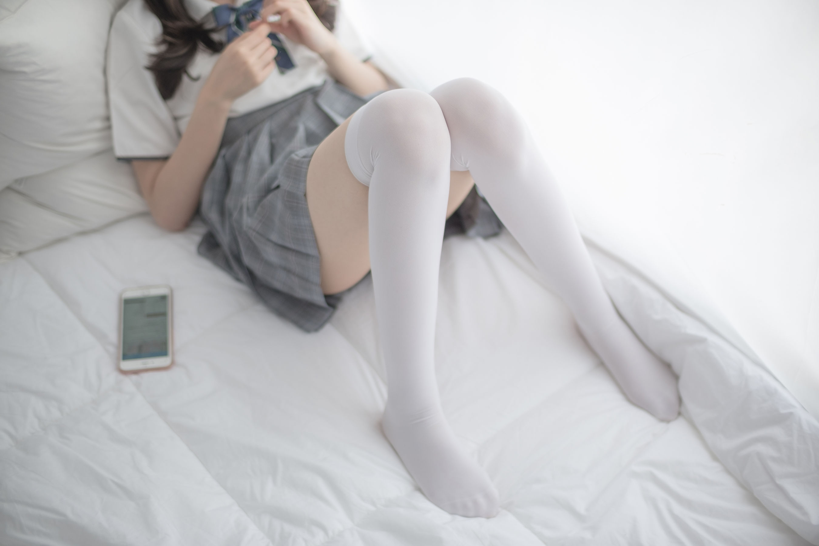 [森萝财团] R15-009 床上JK白丝