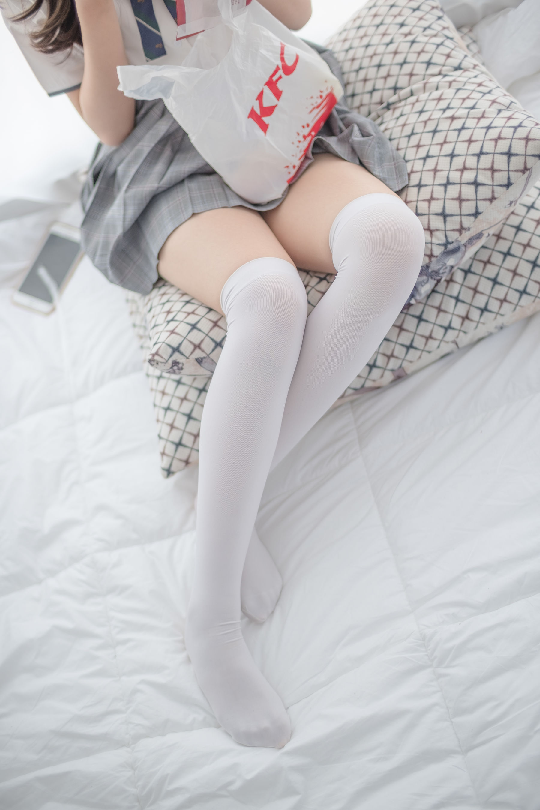 [森萝财团] R15-009 床上JK白丝