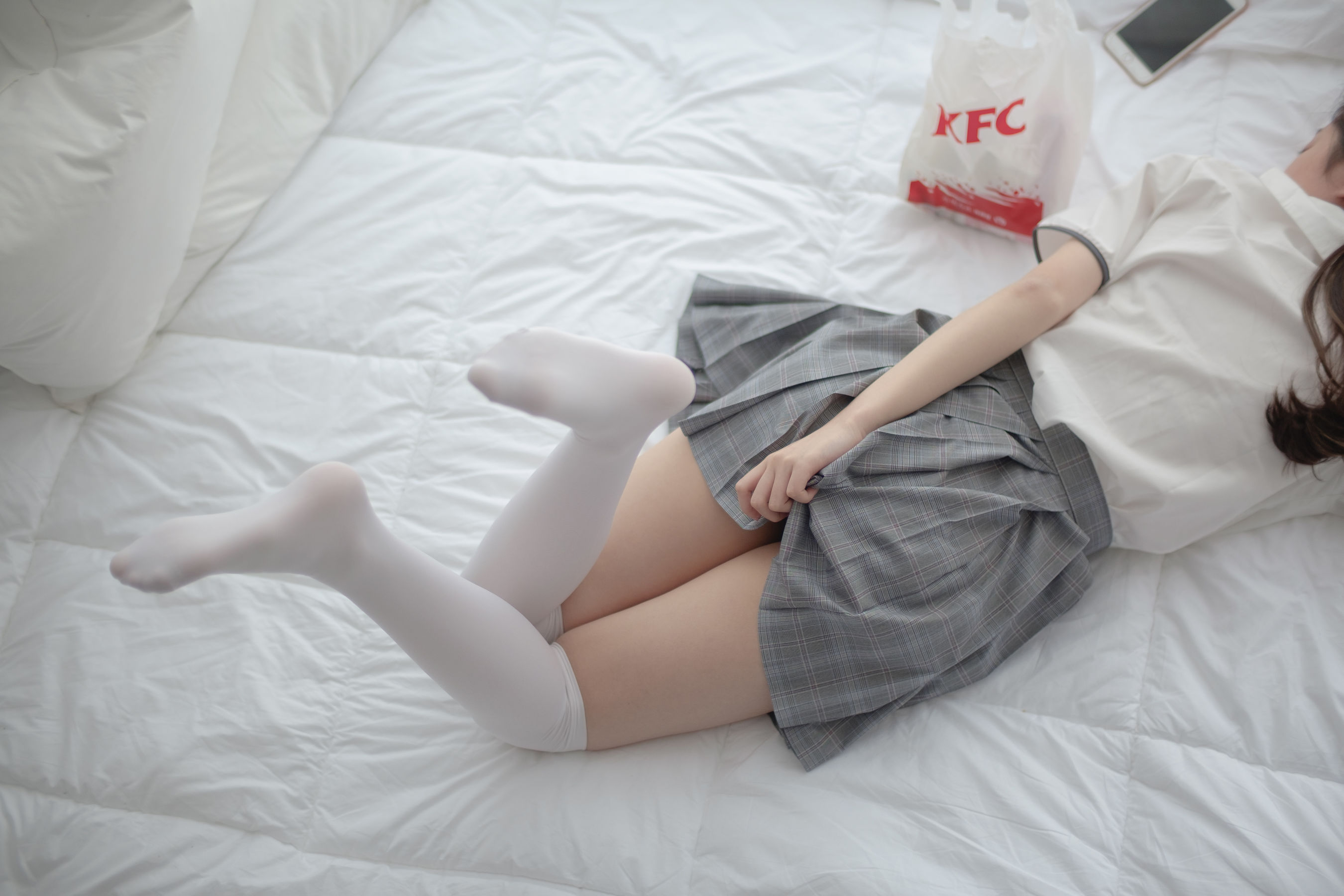 [森萝财团] R15-009 床上JK白丝