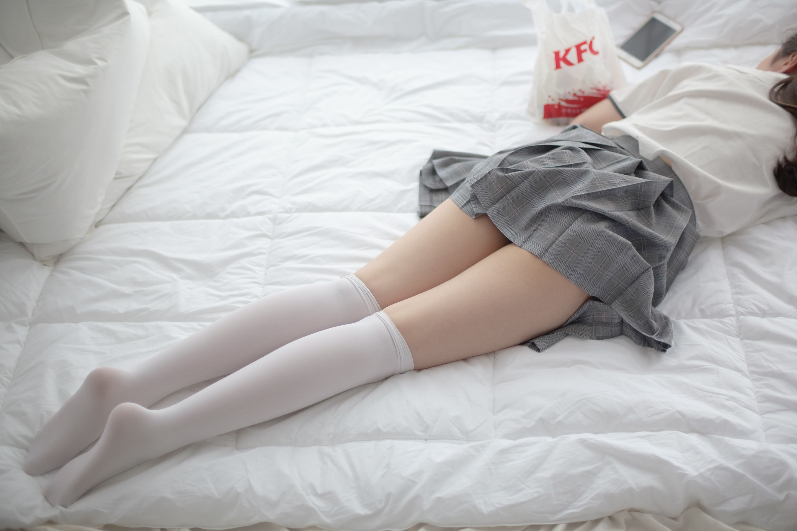 [森萝财团] R15-009 床上JK白丝