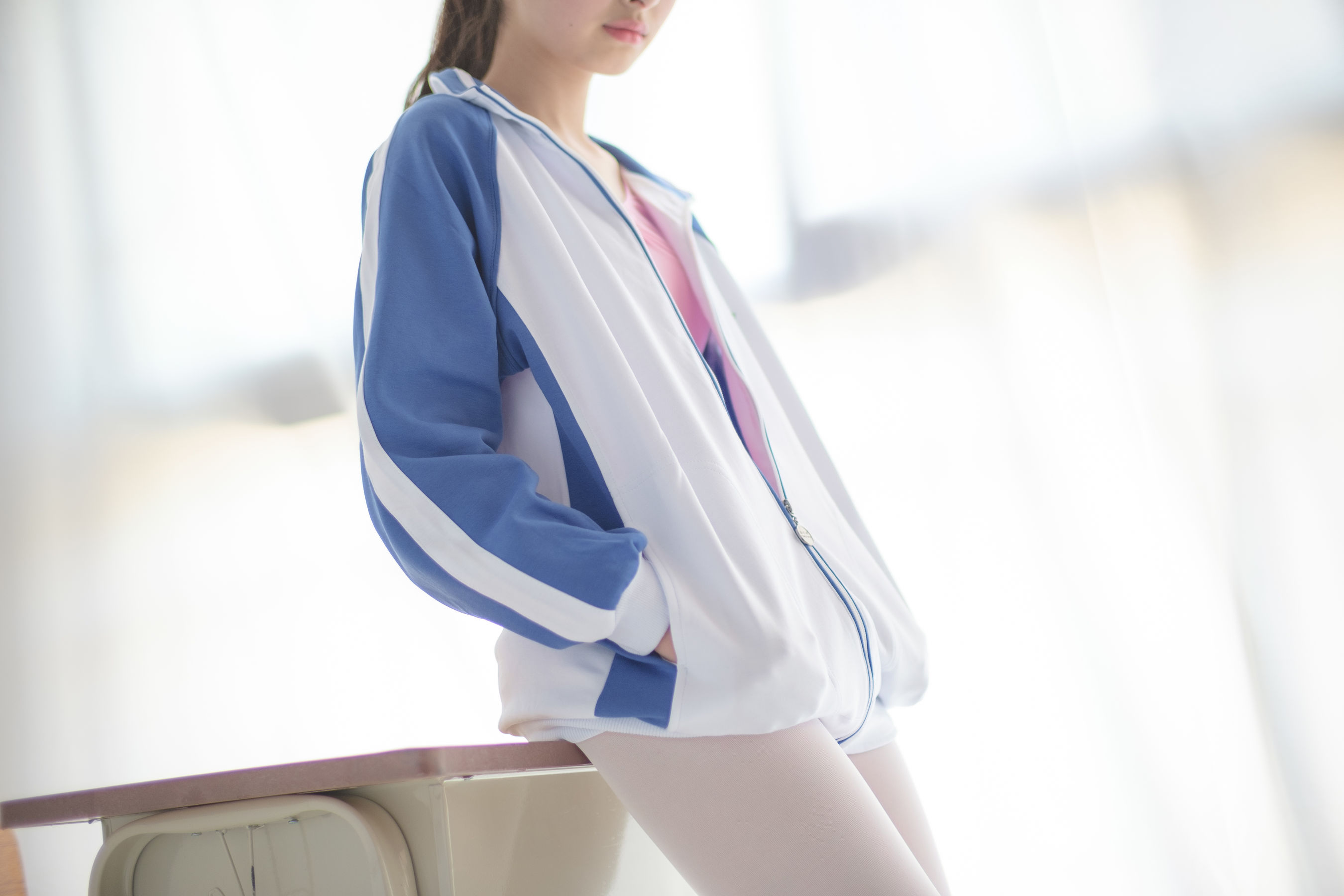 [森萝财团] R15-012 白丝粉红少女