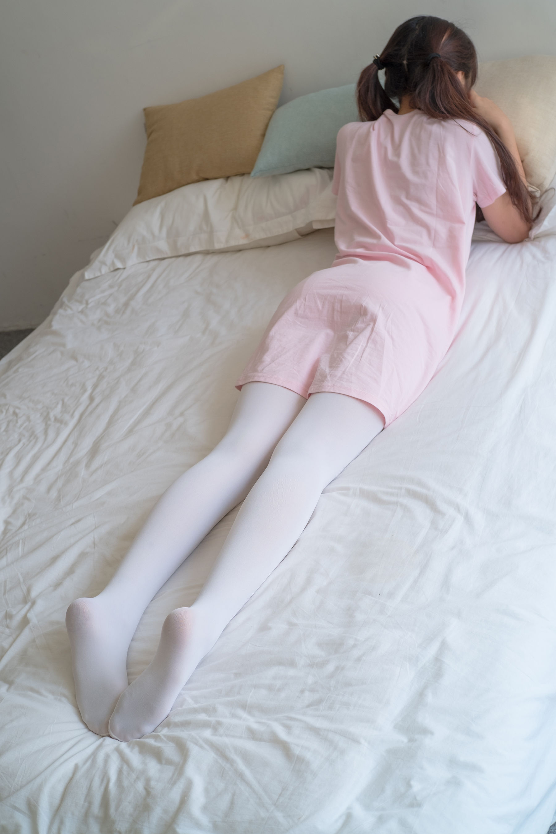 [森萝财团] R15-035 粉红少女白丝美足