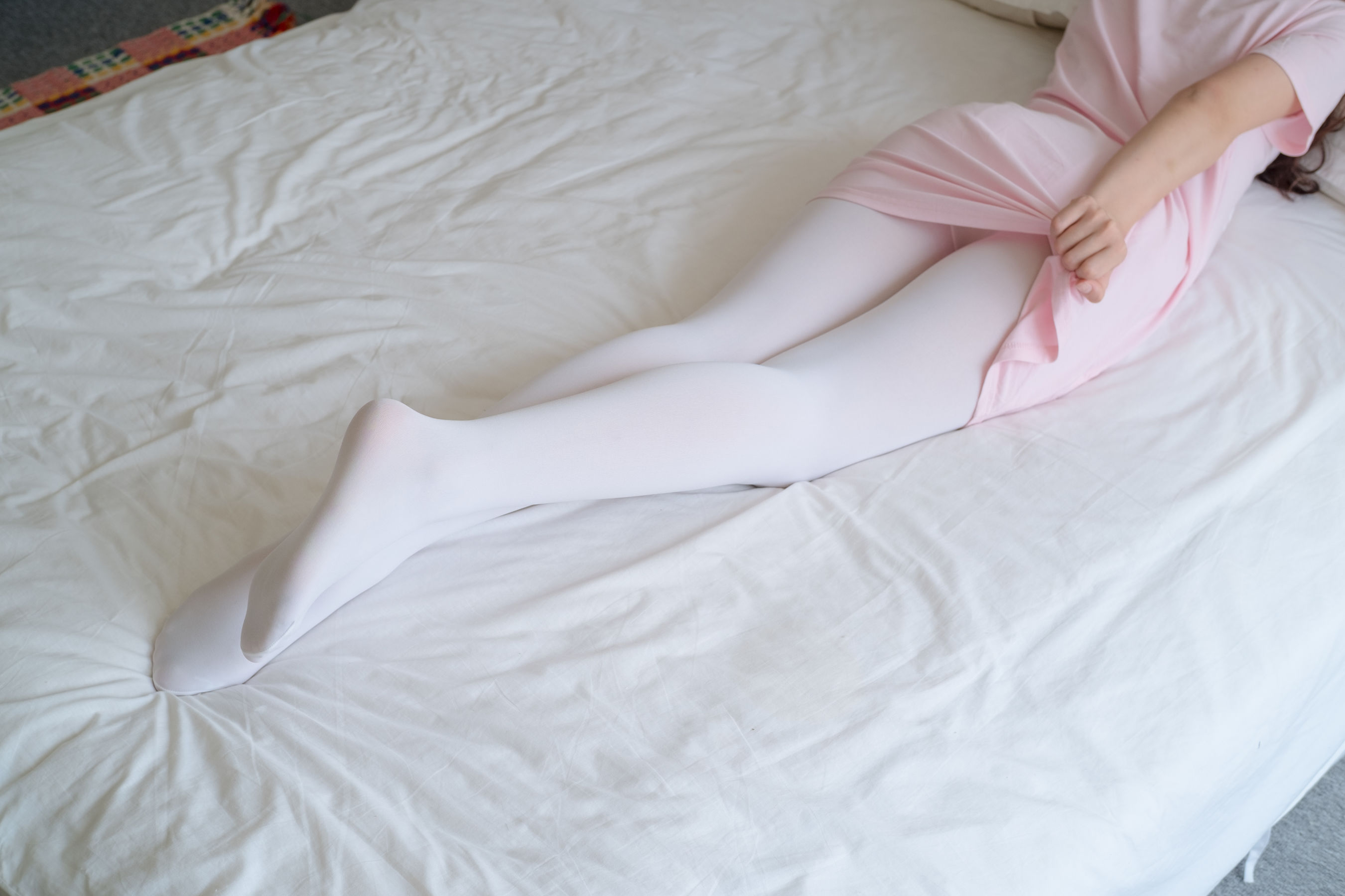 [森萝财团] R15-035 粉红少女白丝美足