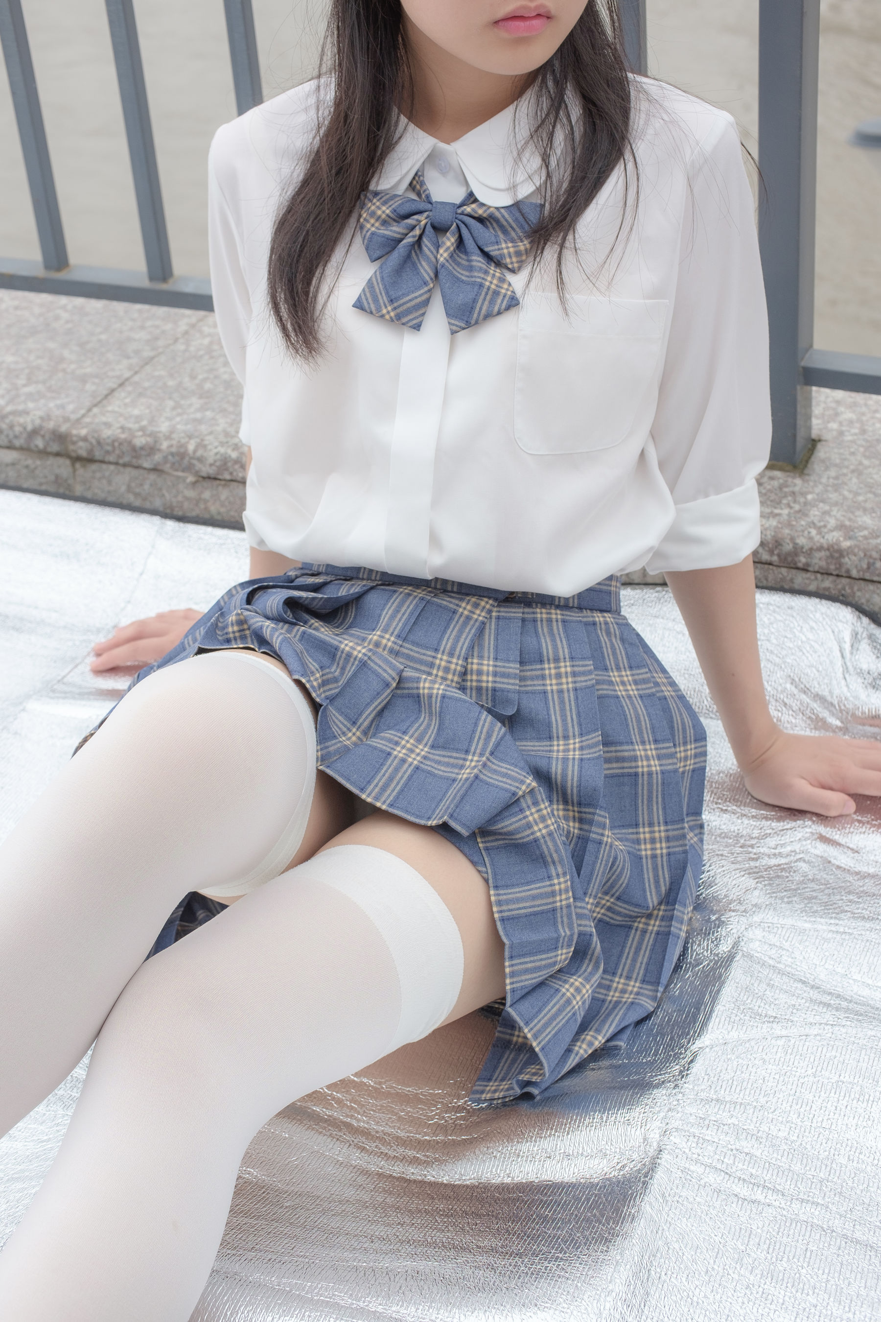 [森萝财团] R15-039 百褶裙白丝美足