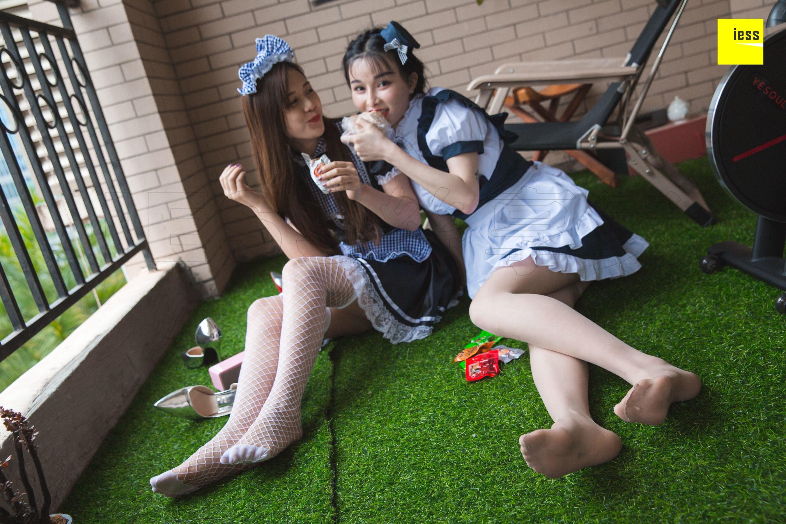 [异思趣向IESS] 模特九妹&梦梦 《双生女仆2》