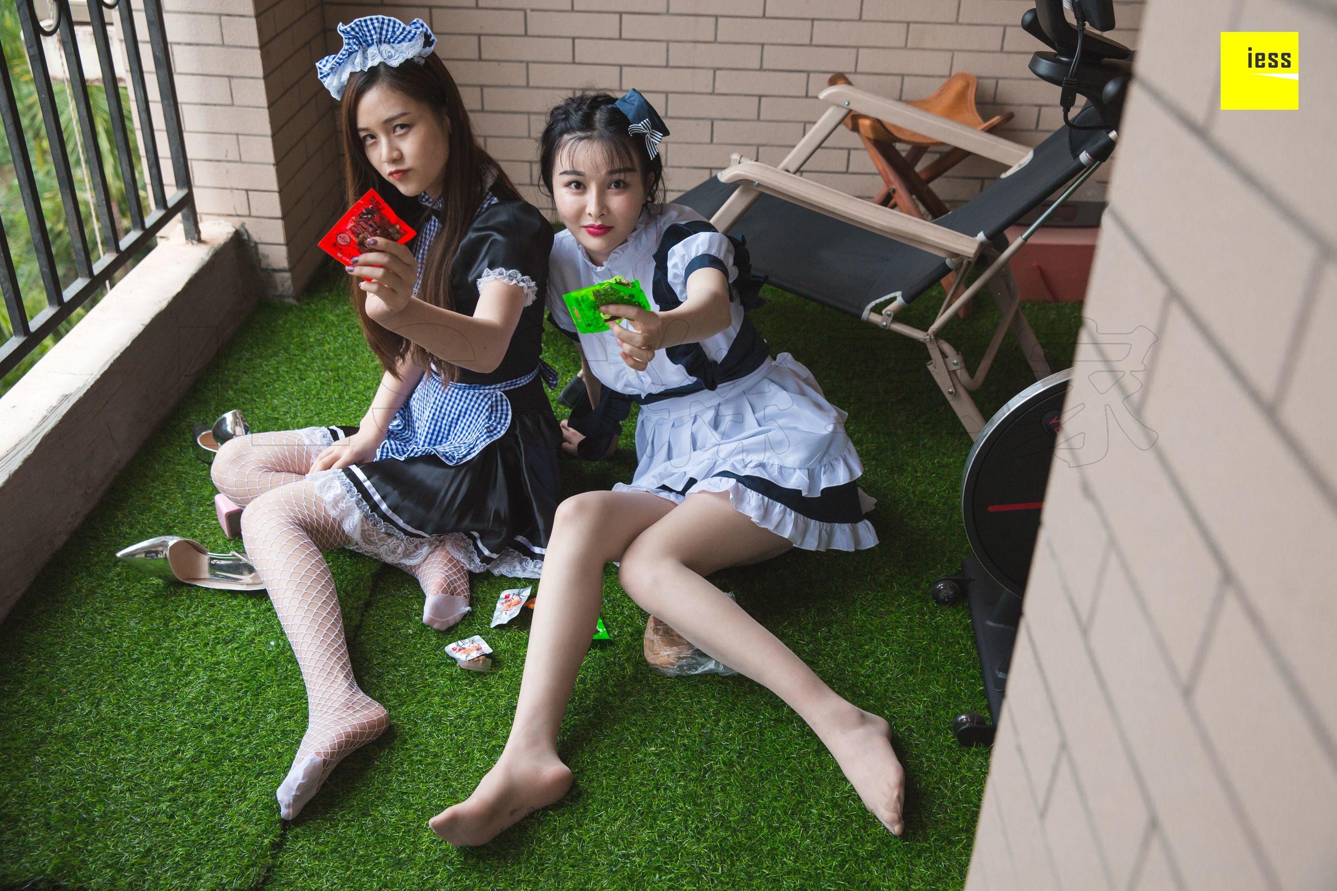 [异思趣向IESS] 模特九妹&梦梦 《双生女仆2》