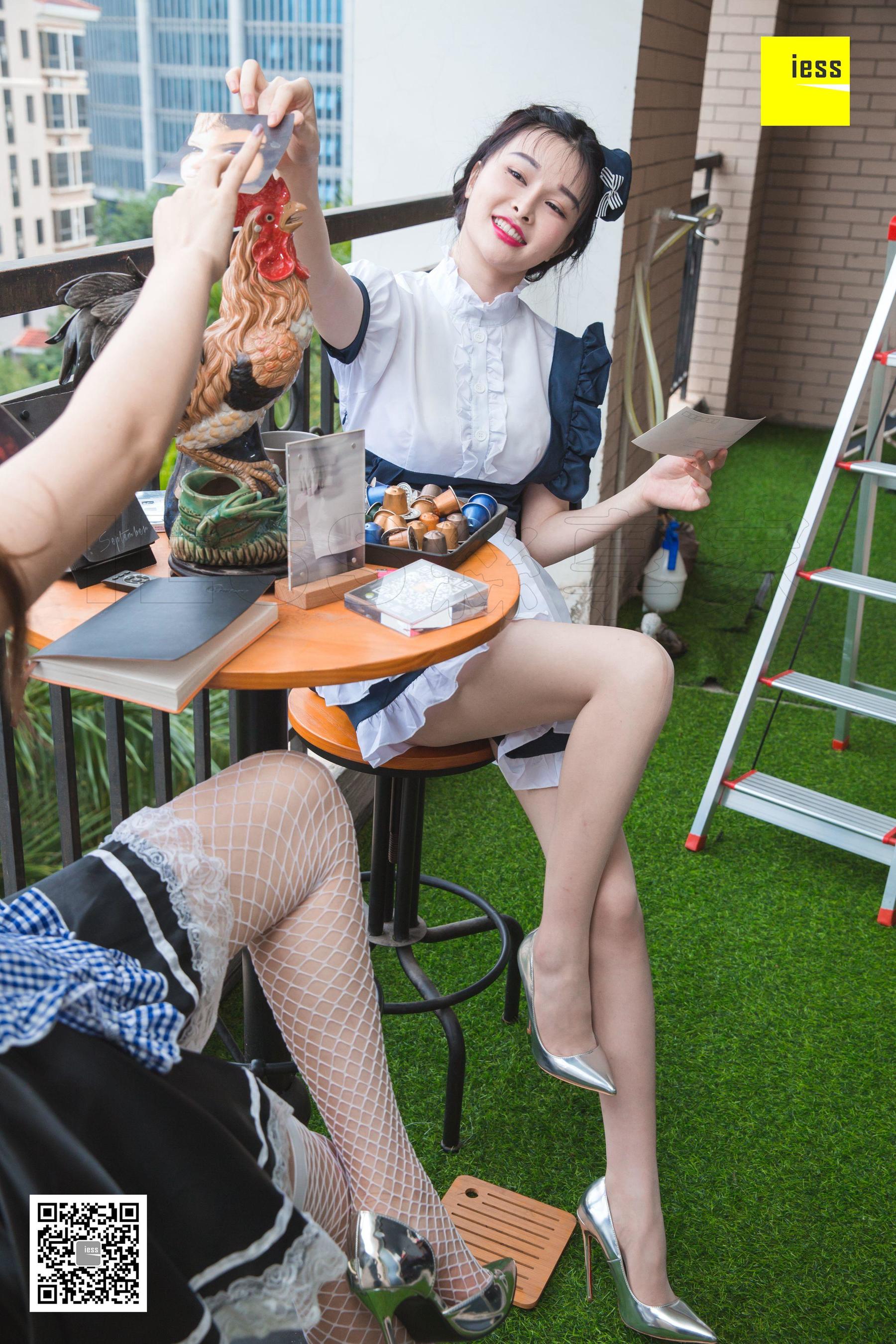 [异思趣向IESS] 模特九妹&梦梦 《双生女仆2》