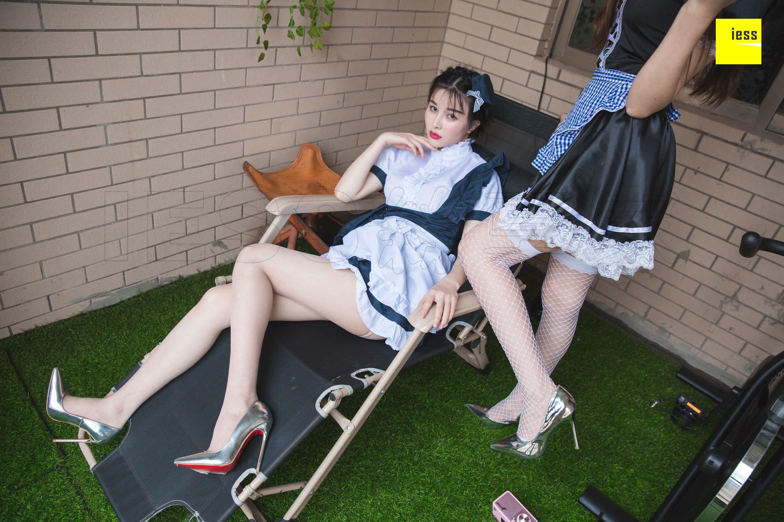 [异思趣向IESS] 模特九妹&梦梦 《双生女仆2》