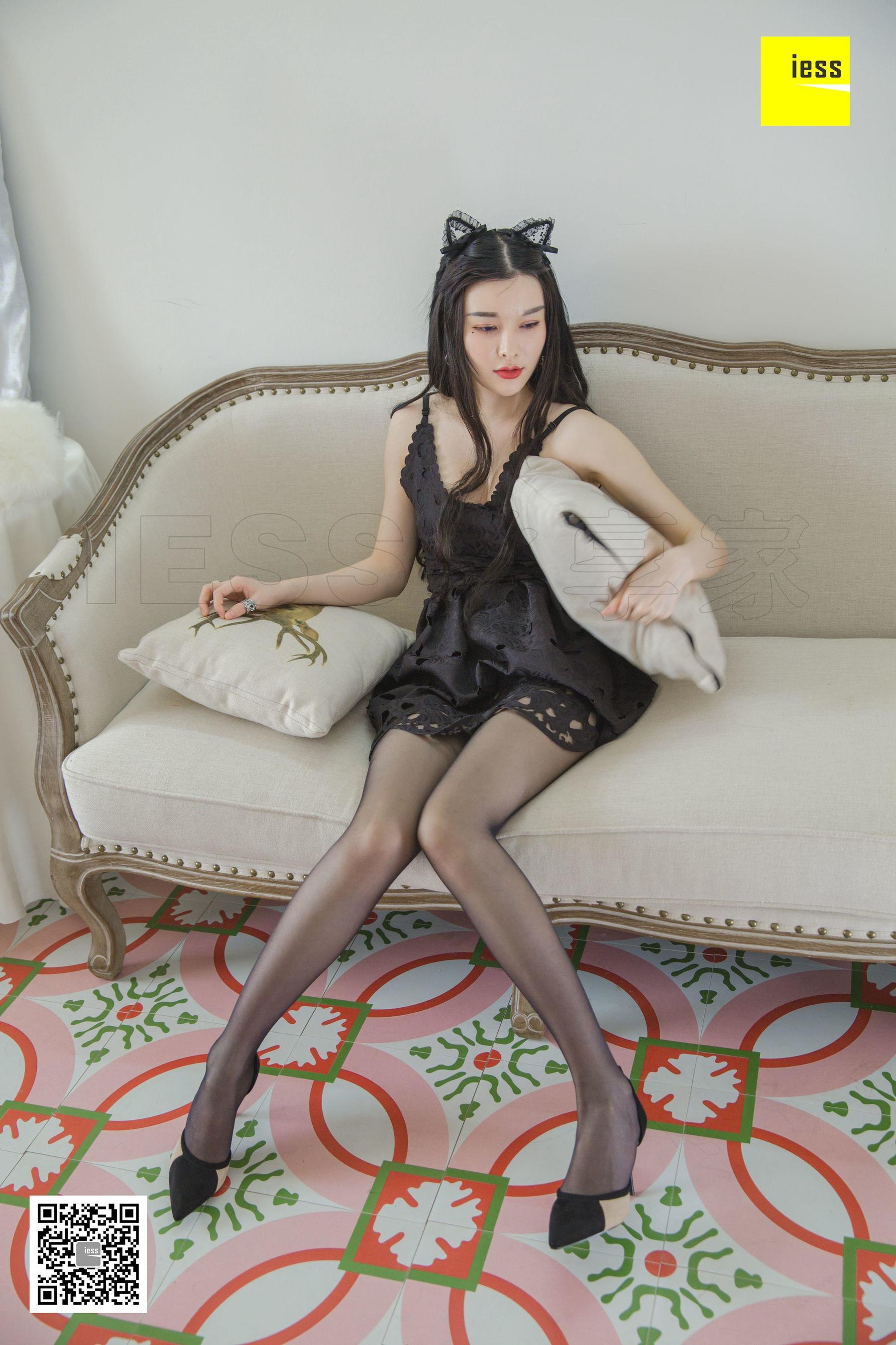 [异思趣向IESS] 模特梦梦 《梦中的黑精灵》