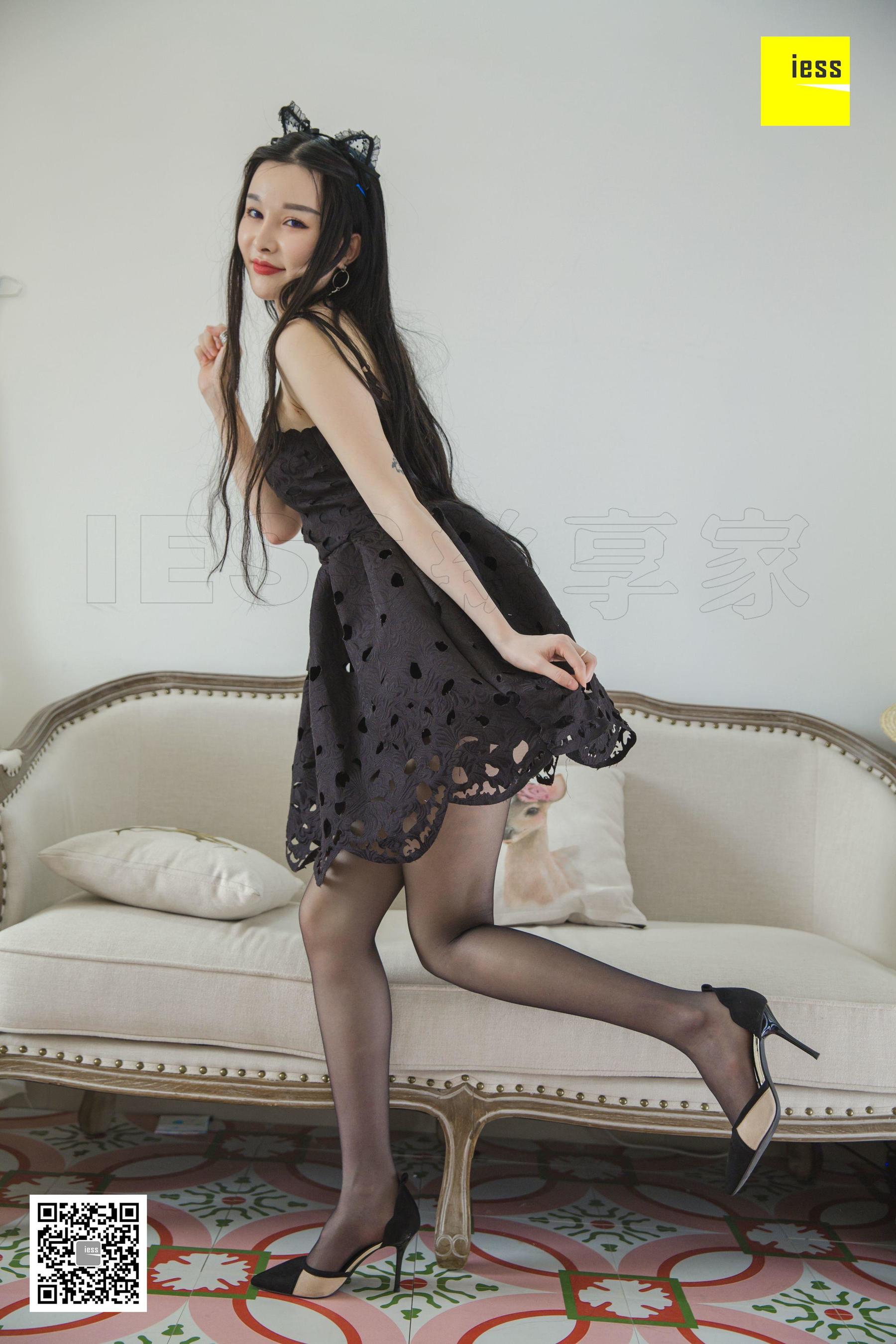 [异思趣向IESS] 模特梦梦 《梦中的黑精灵》
