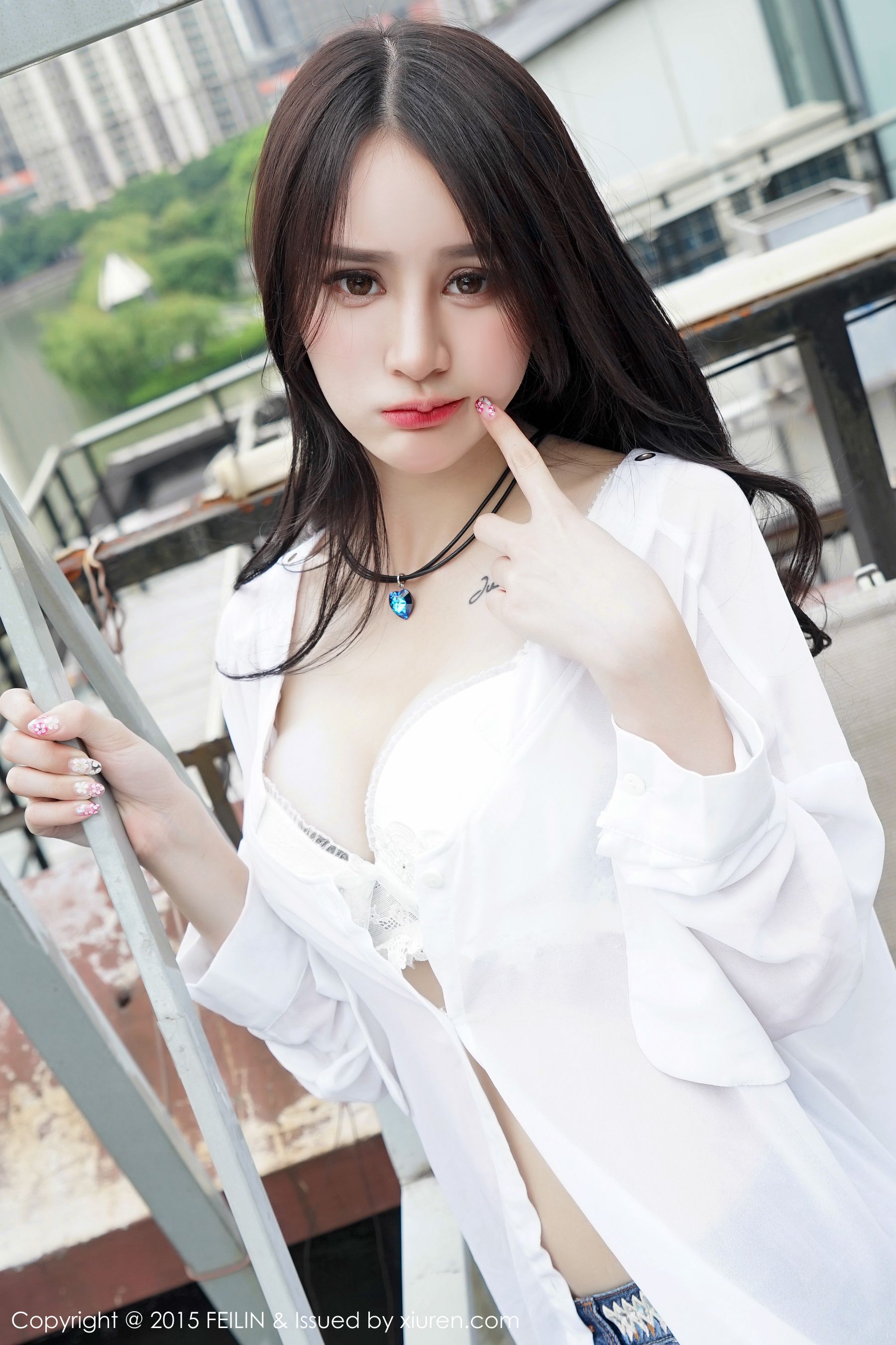Cheryl青树 - 豹纹比基尼+牛仔热裤 [嗲囡囡FEILIN] Vol.007