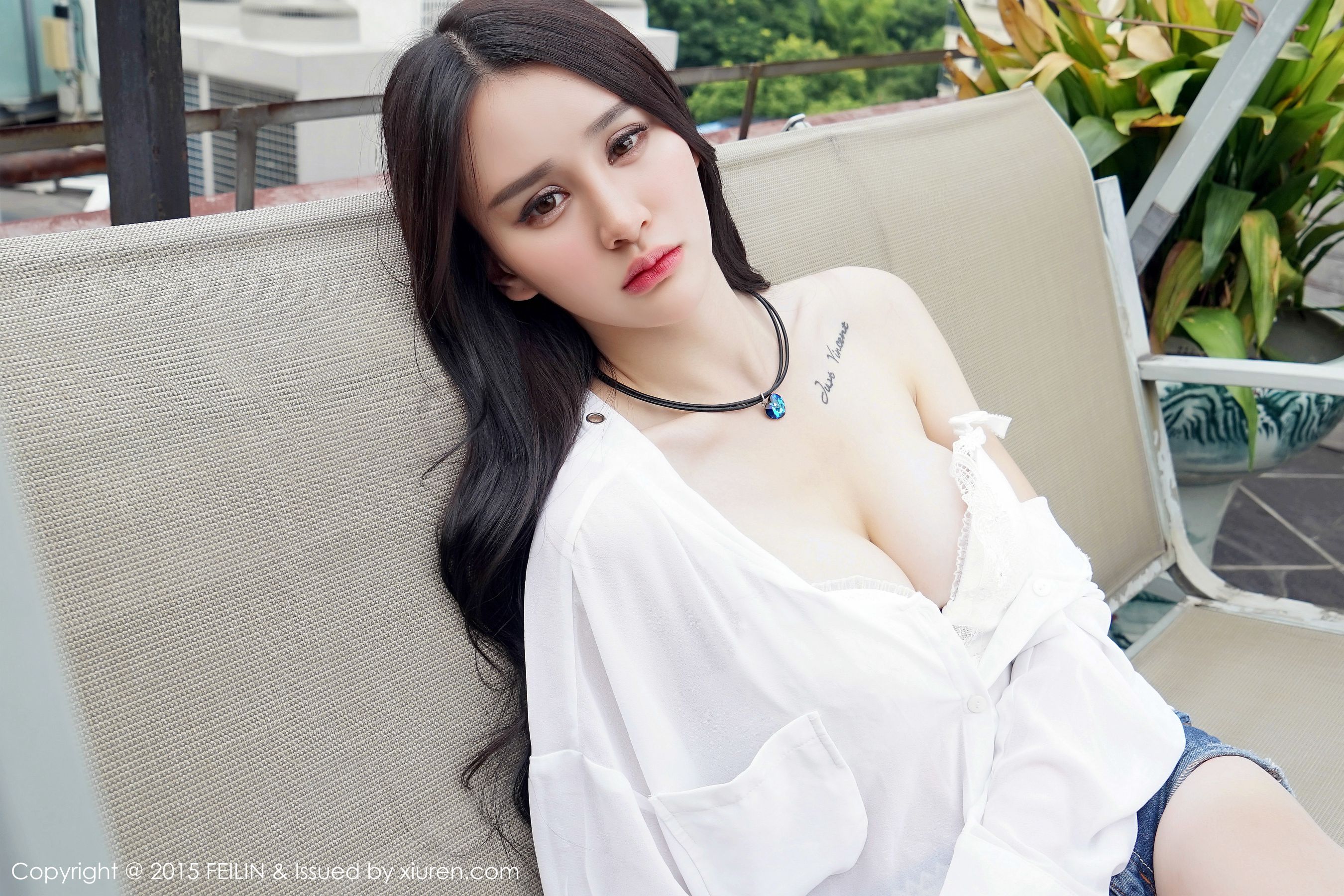 Cheryl青树 - 豹纹比基尼+牛仔热裤 [嗲囡囡FEILIN] Vol.007