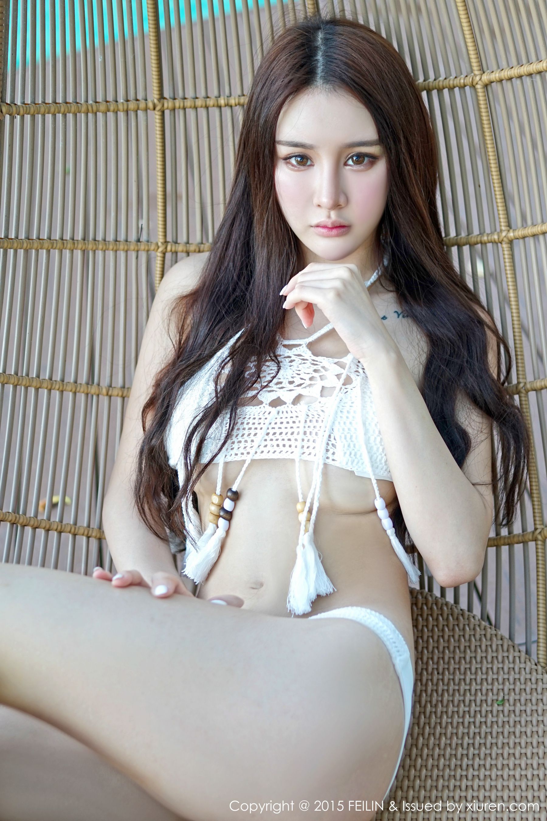 Cheryl青树《薄荷岛旅拍》3套比基尼 [嗲囡囡FEILIN] Vol.020