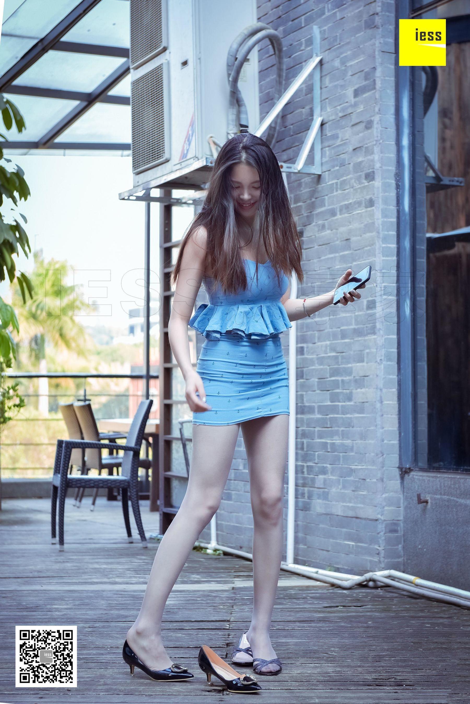 [异思趣向IESS] 模特 七七《七七脚尖加固灰丝》