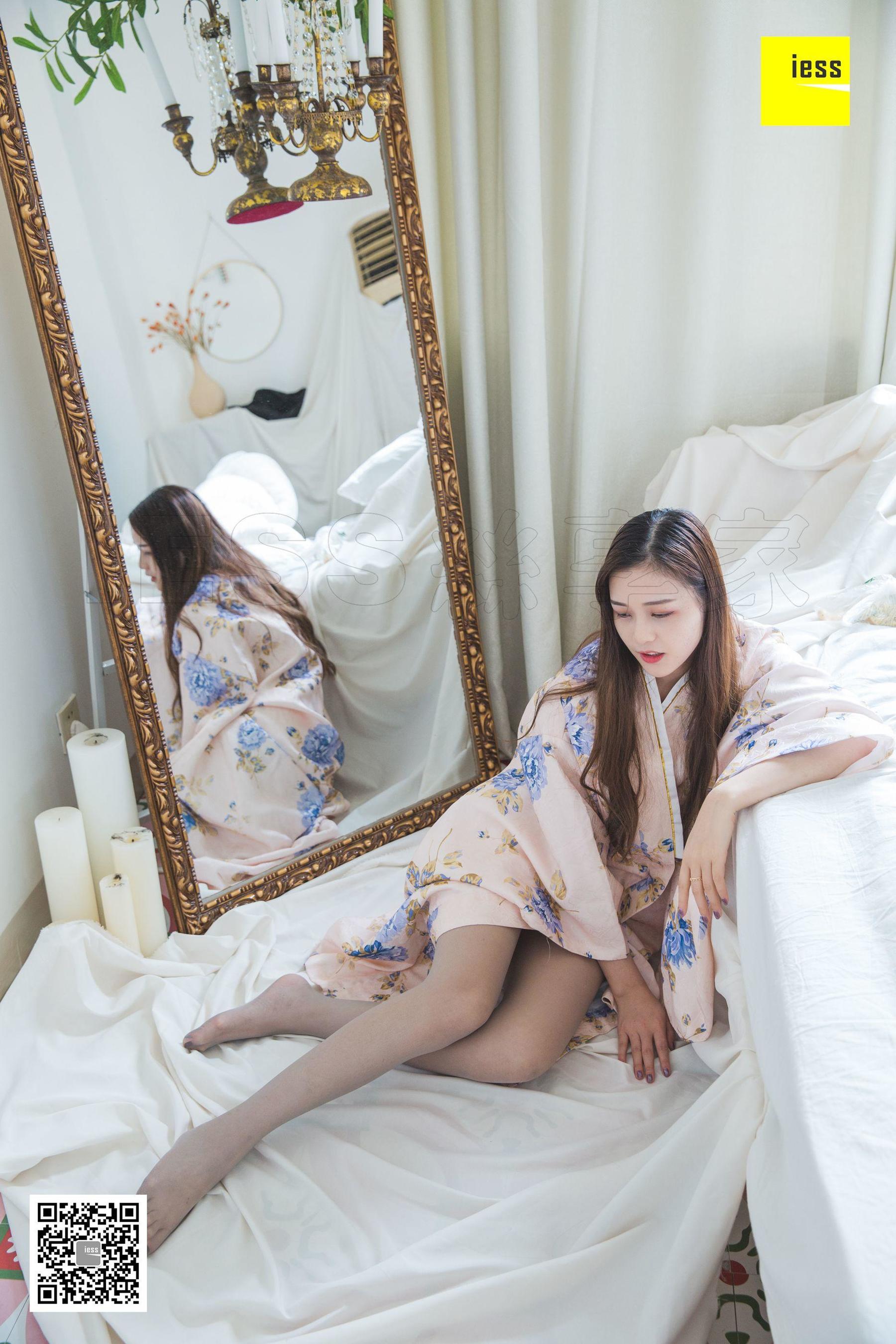 [异思趣向IESS] 模特 九妹《九妹和服灰丝》