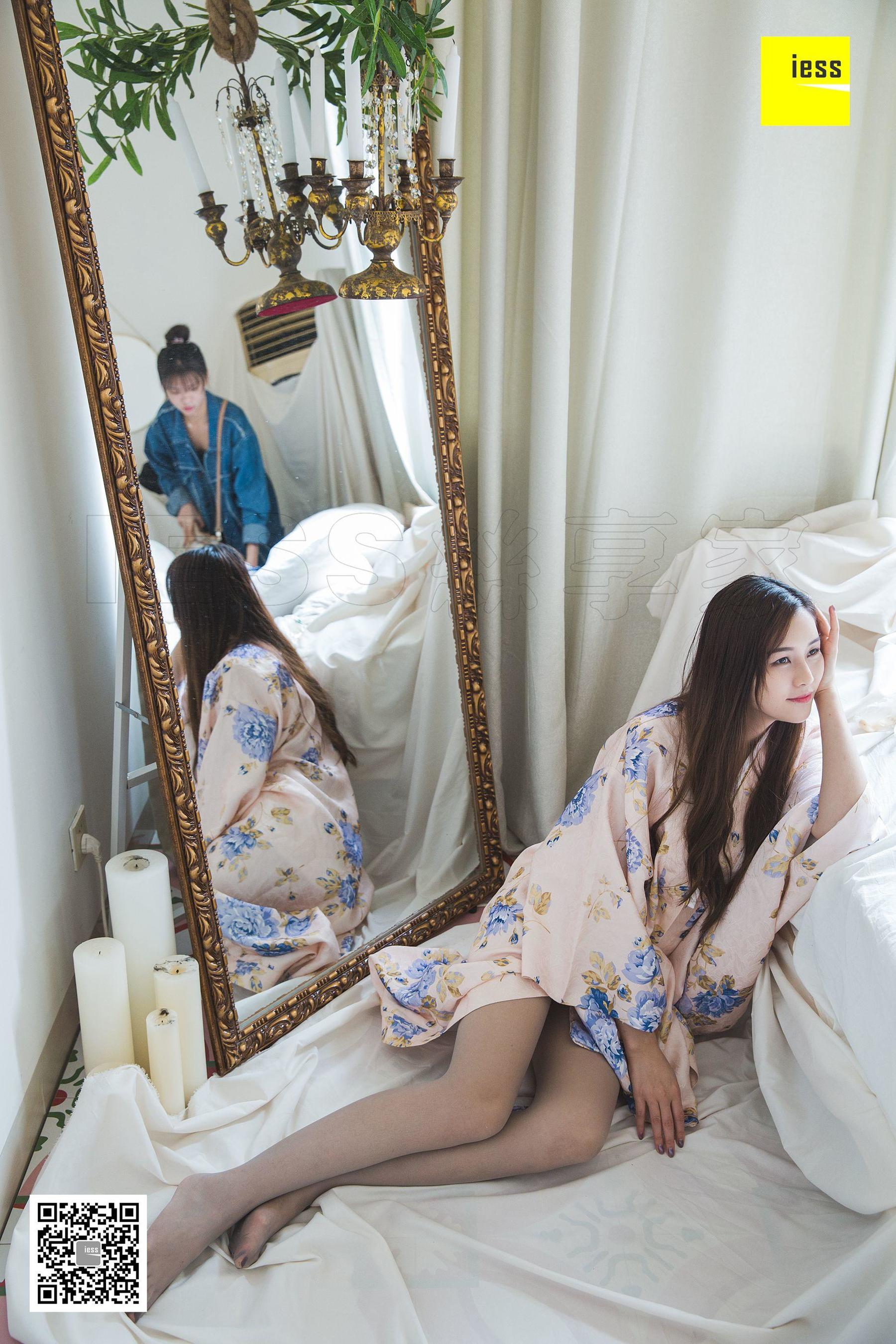 [异思趣向IESS] 模特 九妹《九妹和服灰丝》