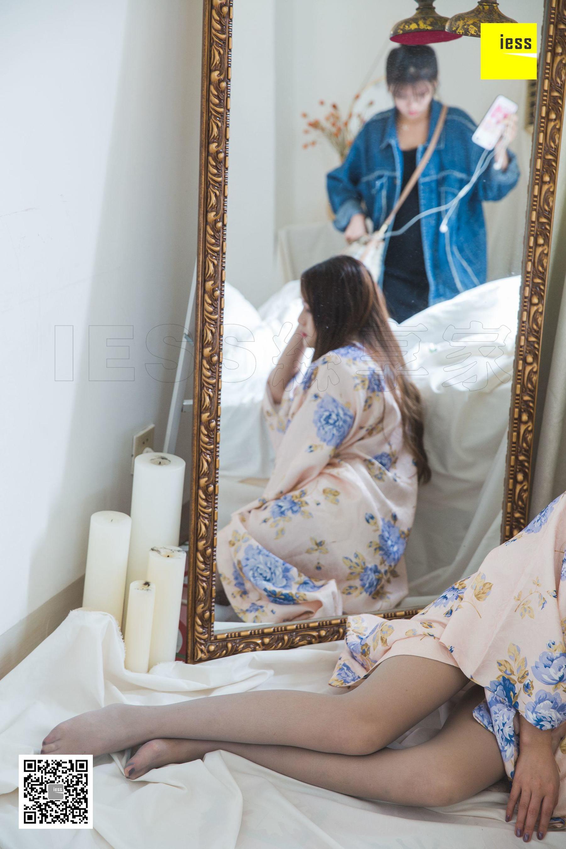 [异思趣向IESS] 模特 九妹《九妹和服灰丝》