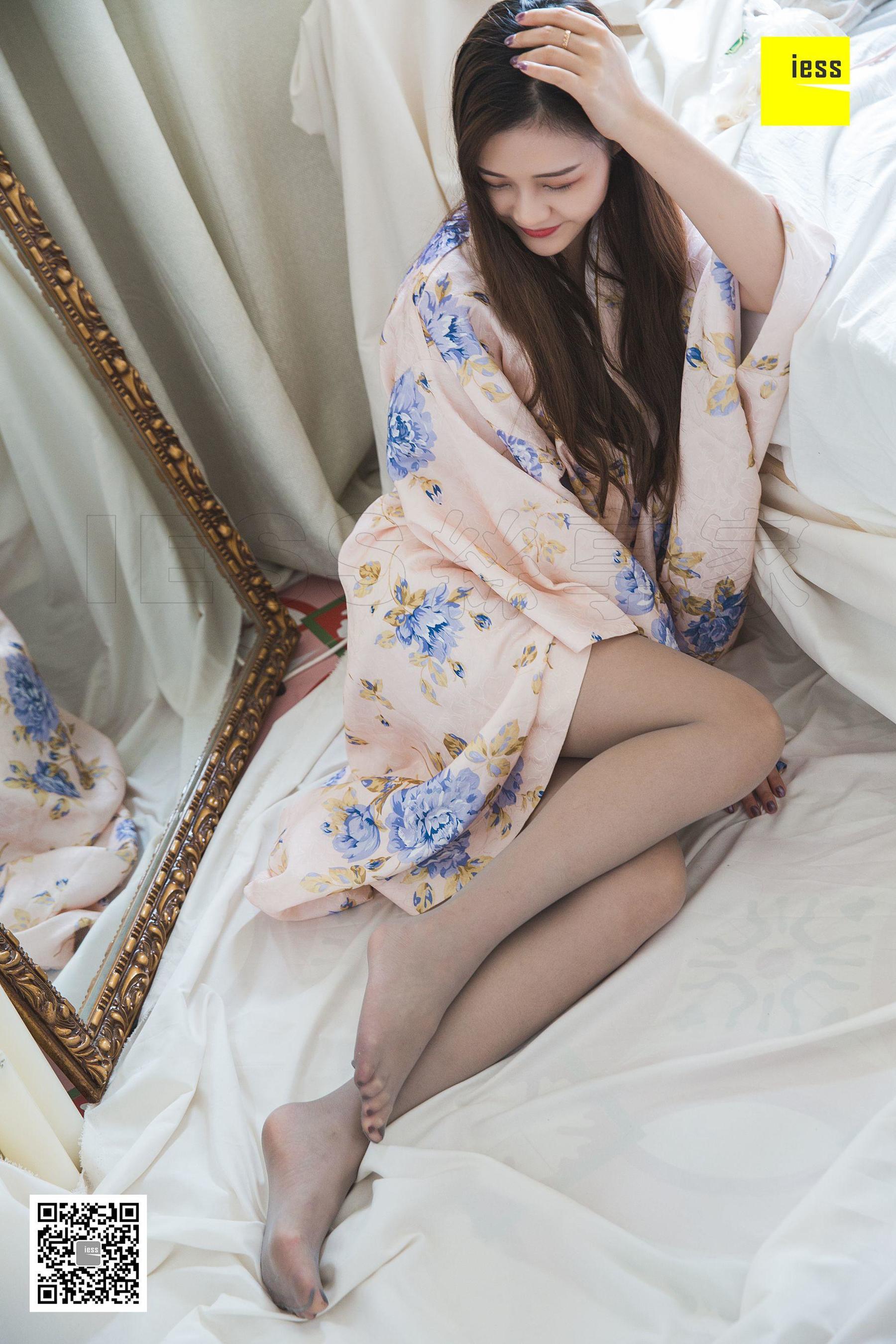 [异思趣向IESS] 模特 九妹《九妹和服灰丝》