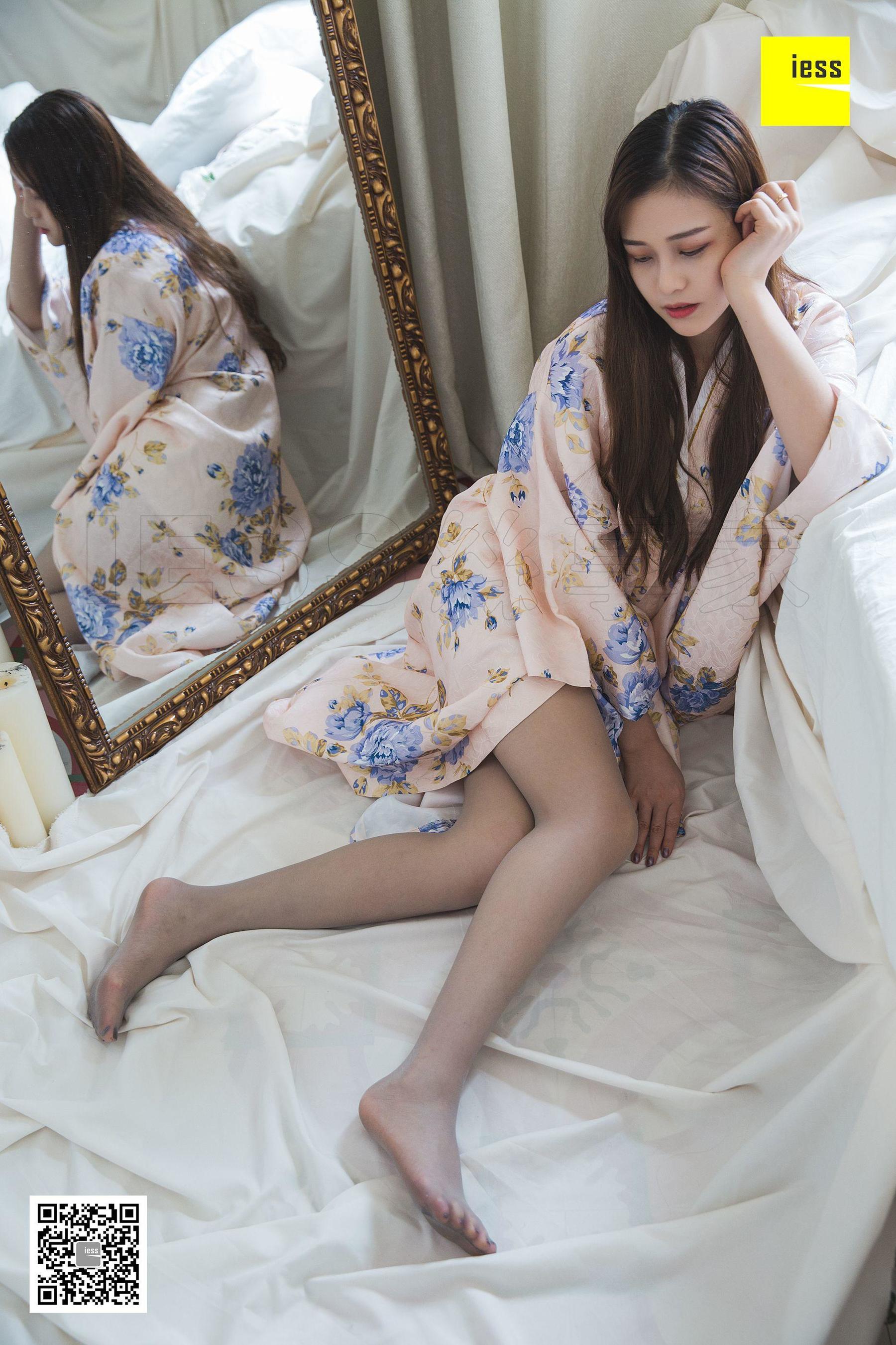 [异思趣向IESS] 模特 九妹《九妹和服灰丝》