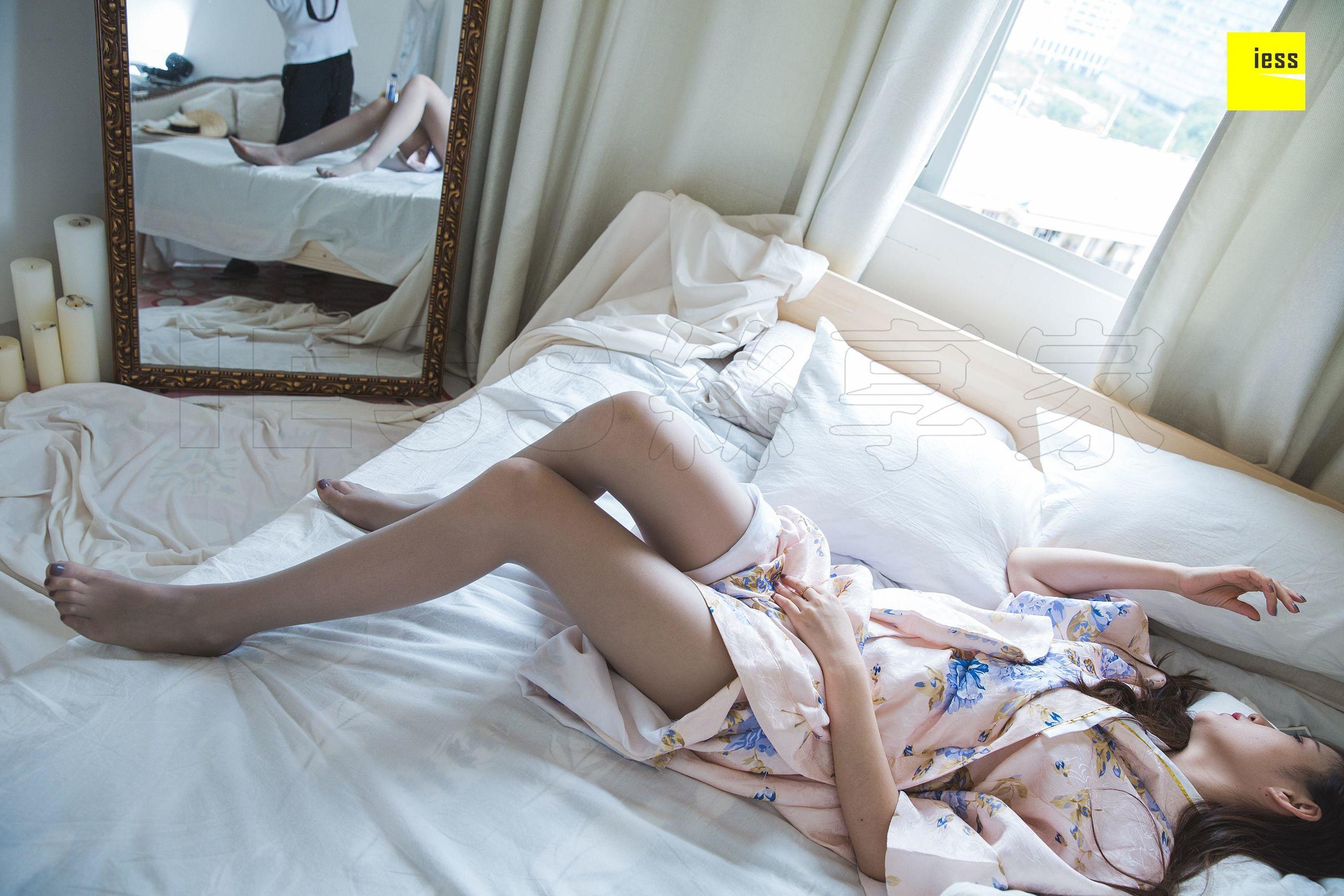 [异思趣向IESS] 模特 九妹《九妹和服灰丝》