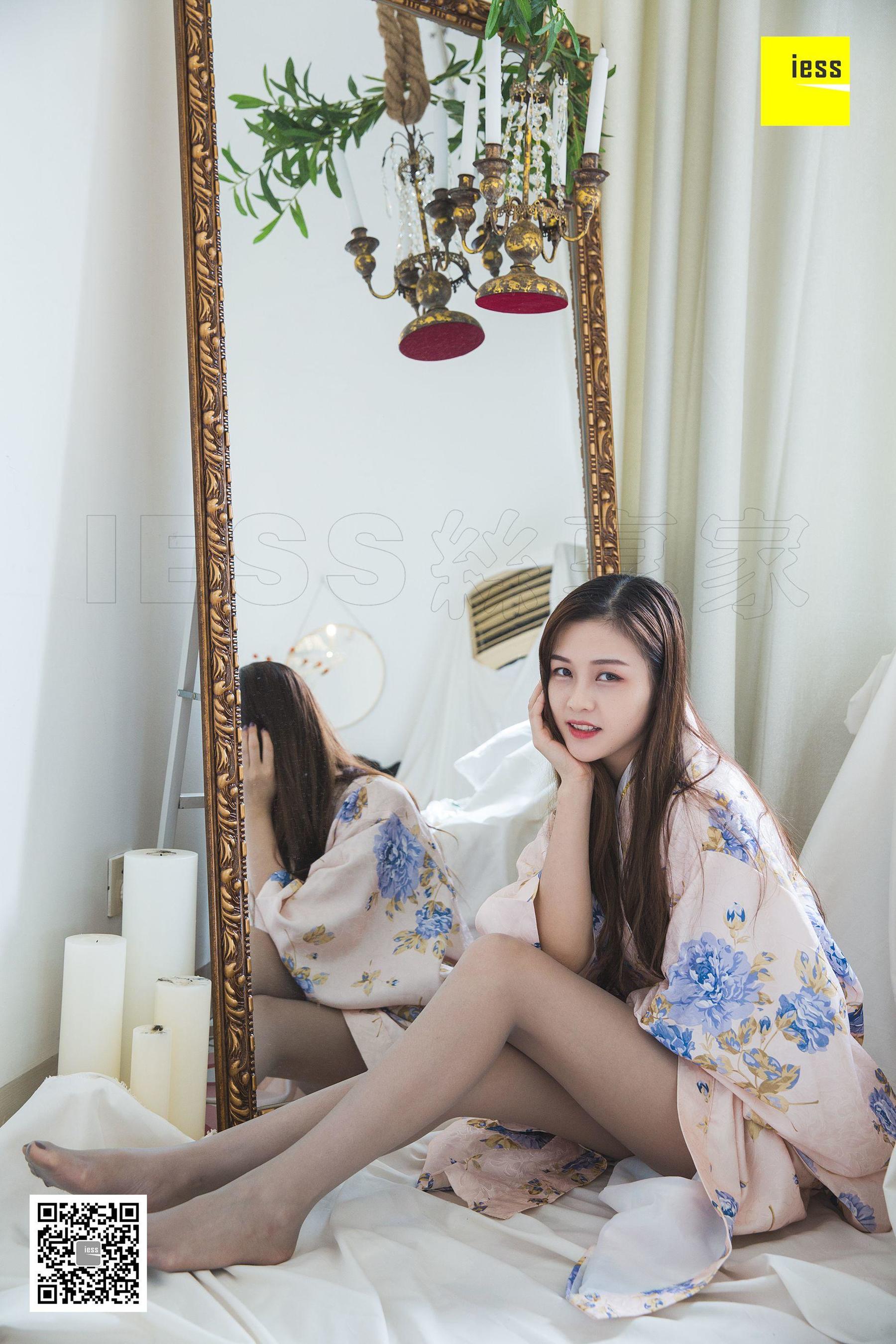 [异思趣向IESS] 模特 九妹《九妹和服灰丝》
