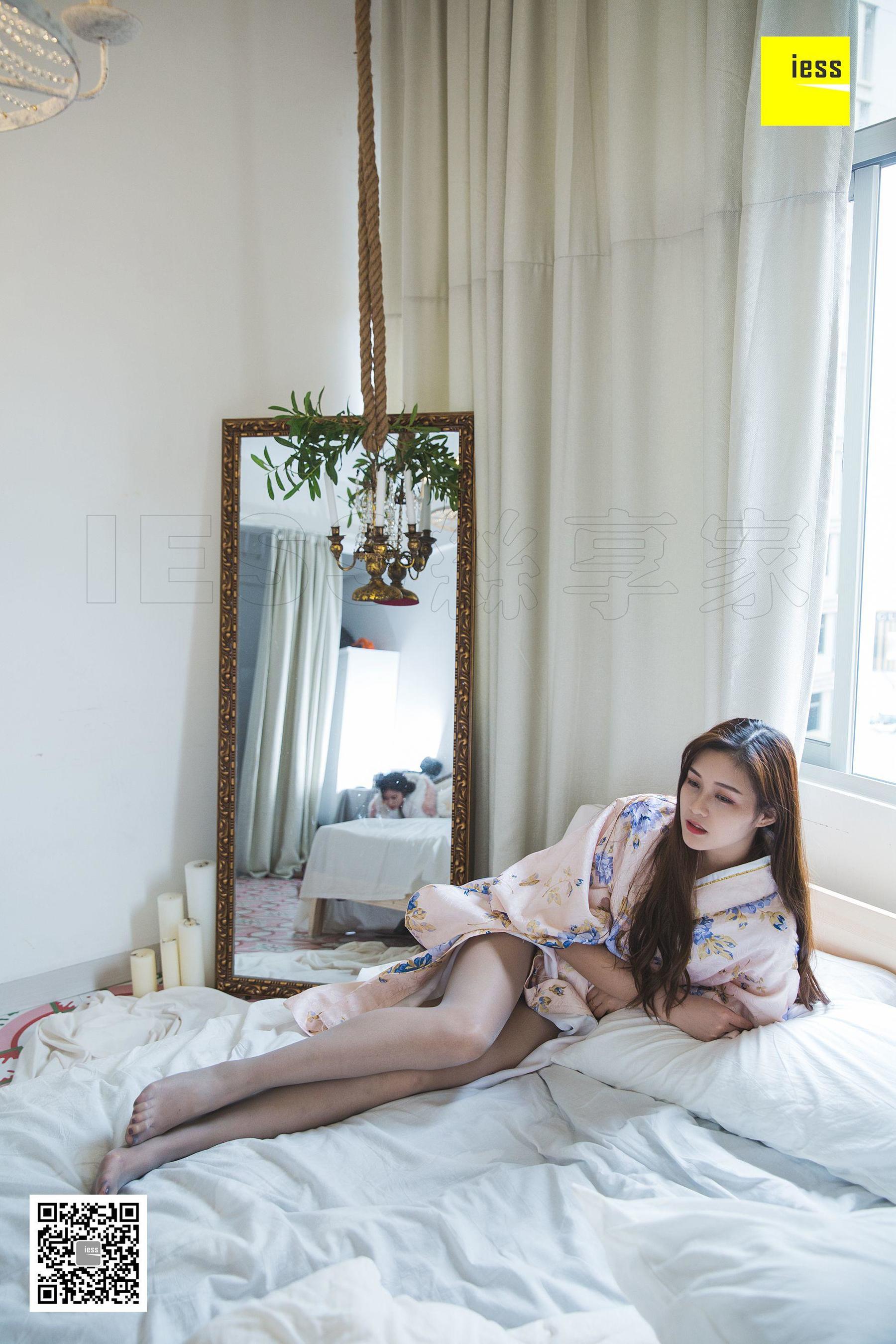 [异思趣向IESS] 模特 九妹《九妹和服灰丝》