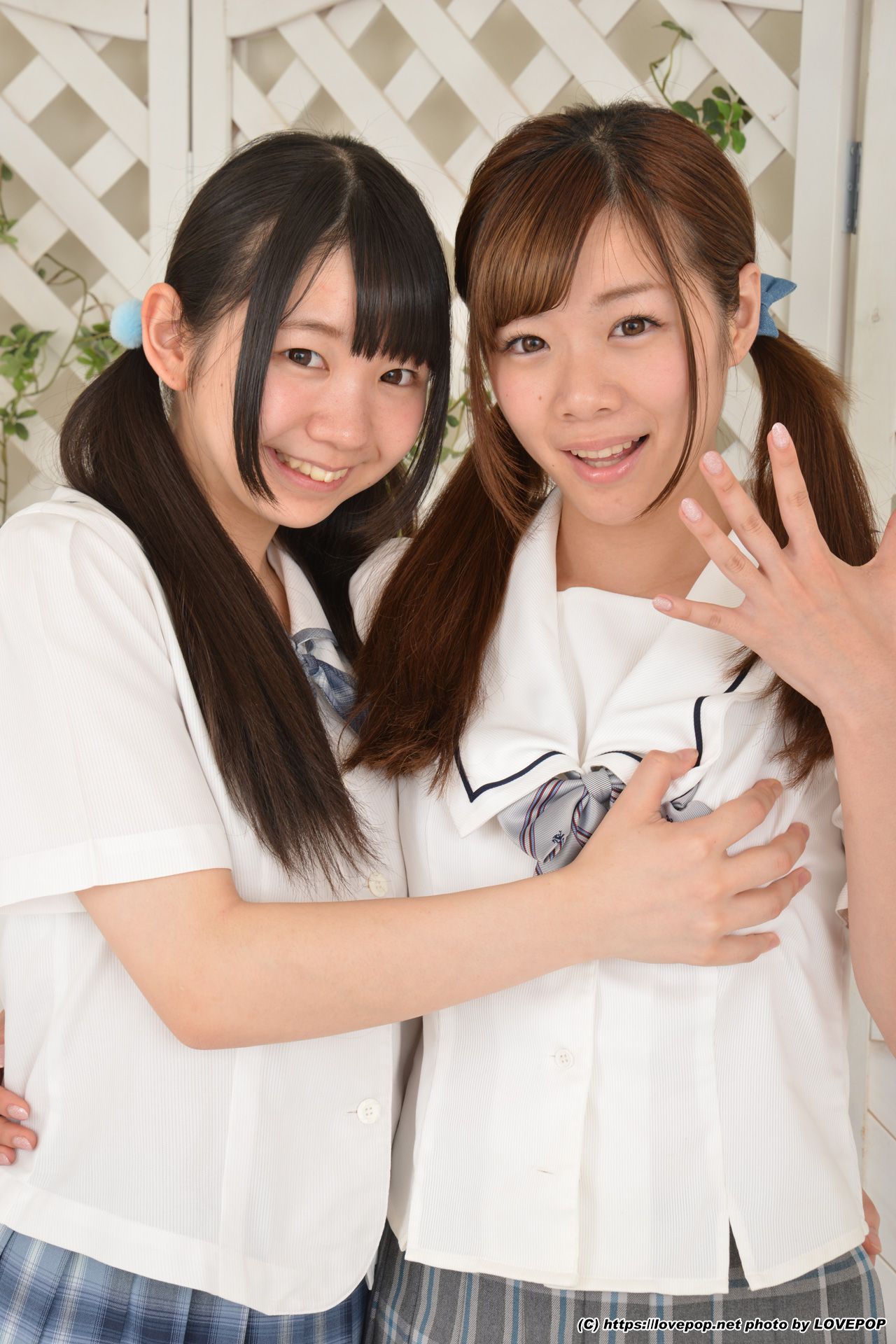 [LOVEPOP] Yuzuka Shirai&Sana Moriho 白井ゆずか&森保さな Photoset 01