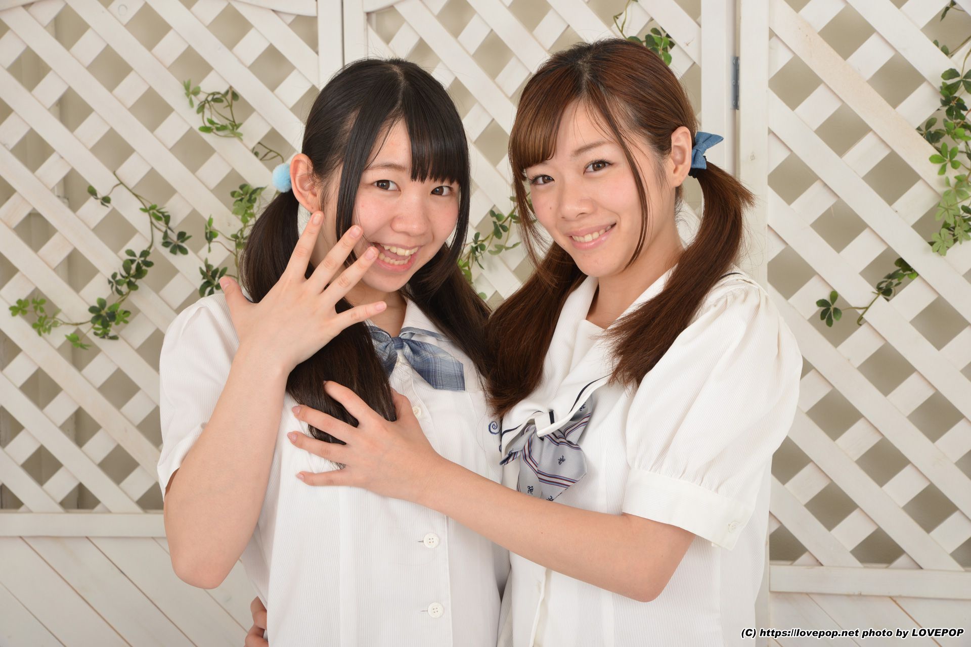 [LOVEPOP] Yuzuka Shirai&Sana Moriho 白井ゆずか&森保さな Photoset 01