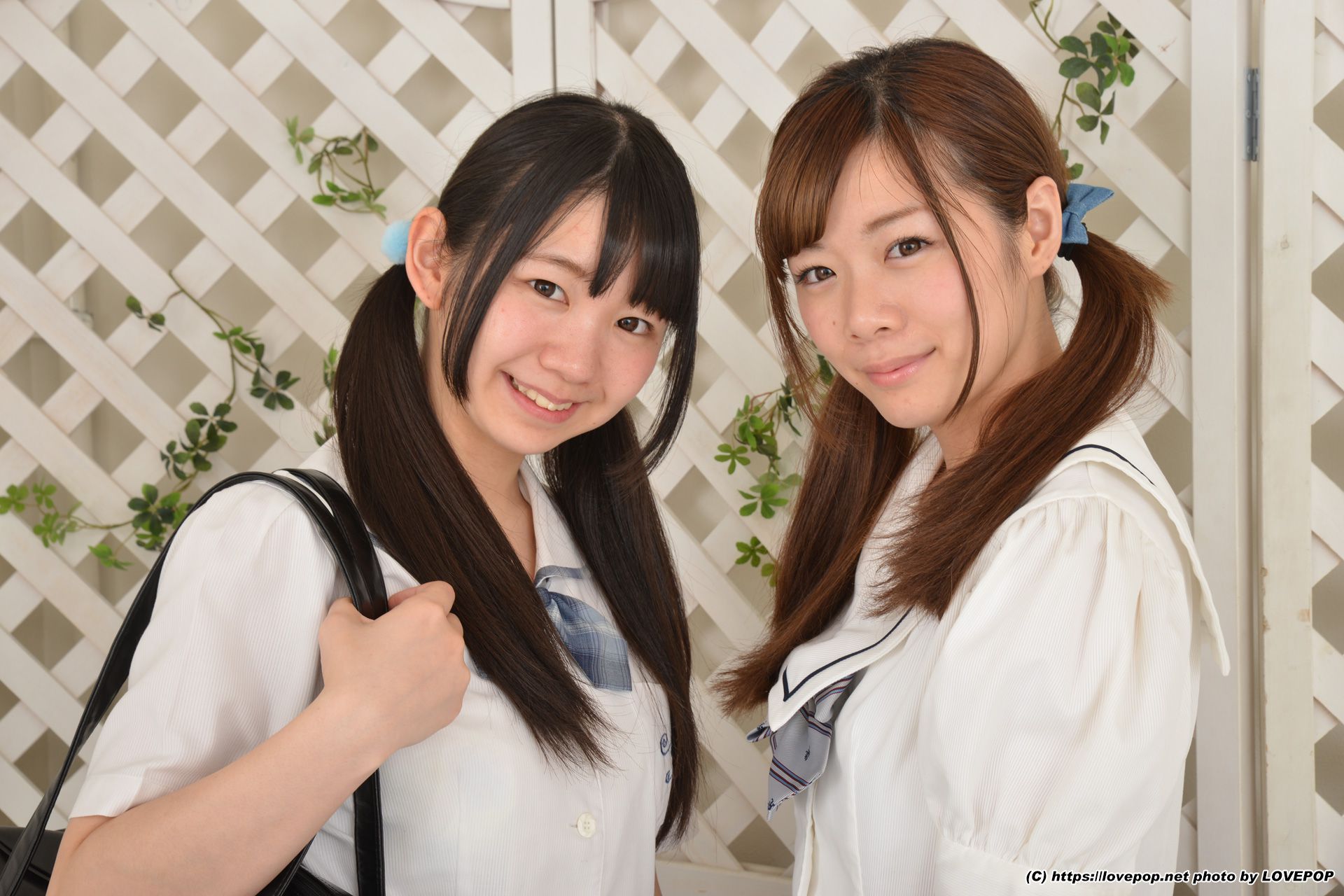 [LOVEPOP] Yuzuka Shirai&Sana Moriho 白井ゆずか&森保さな Photoset 01