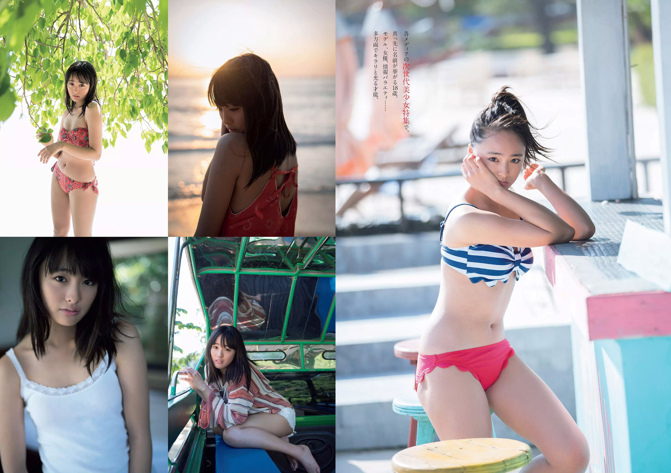 武田玲奈 森田ワカナ 加藤玲奈 傳谷英里香 大友花恋 伊藤寧々 桐谷まつり [Weekly Playboy] 2018年No.15 写真杂志