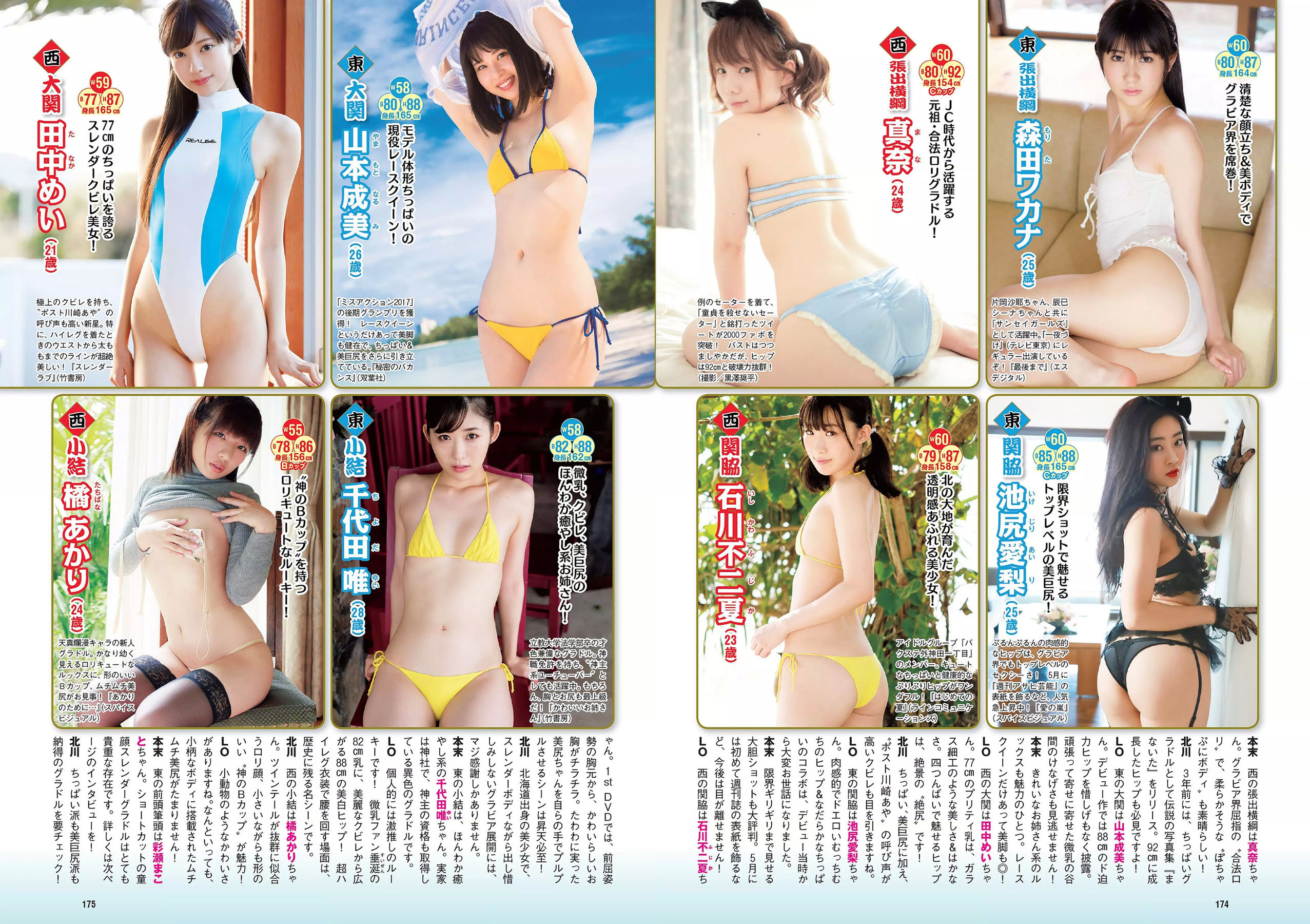 コムアイ 小倉優香 小泉遥 吉岡茉祐 都丸紗也華 山川未菜 川村那月 けやき坂46 [Weekly Playboy] 2018年No.27 写真杂志