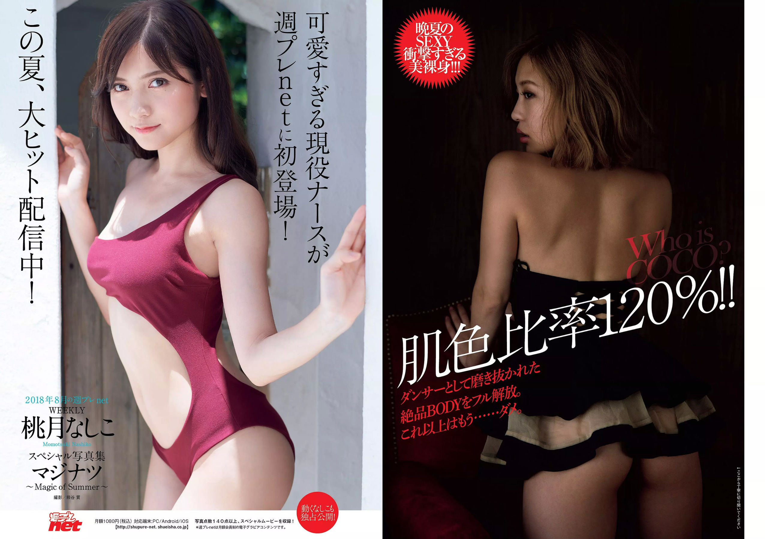 小島瑠璃子 山谷花純 大島麻衣 都丸紗也華 小宮有紗 藤岡麻美 ひうら姉妹 [Weekly Playboy] 2018年No.36 写真杂志
