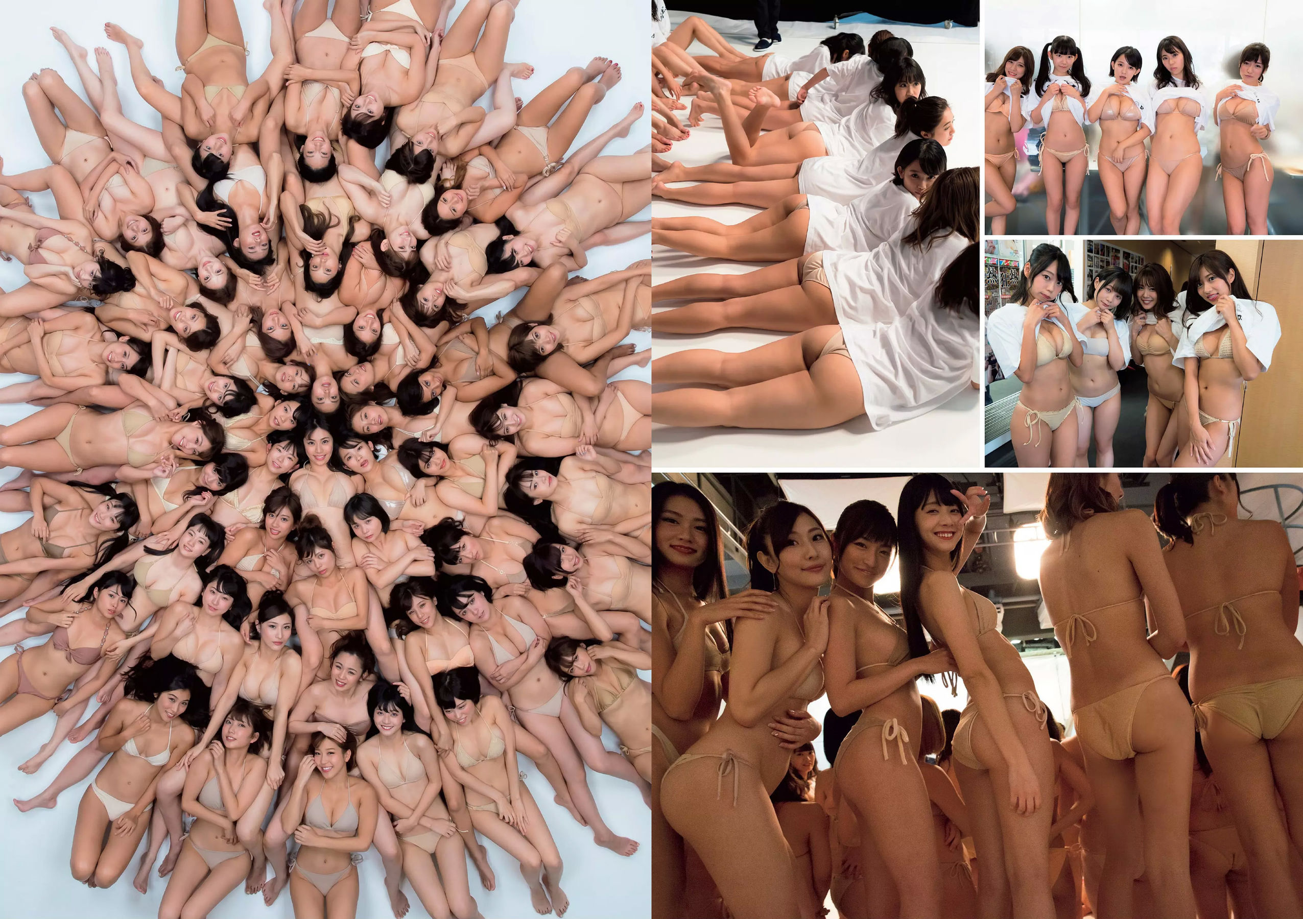 齋藤飛鳥 逢沢りな 沢すみれ 大西桃香 安藤咲桜 春花 [Weekly Playboy] 2018年No.42 写真杂志