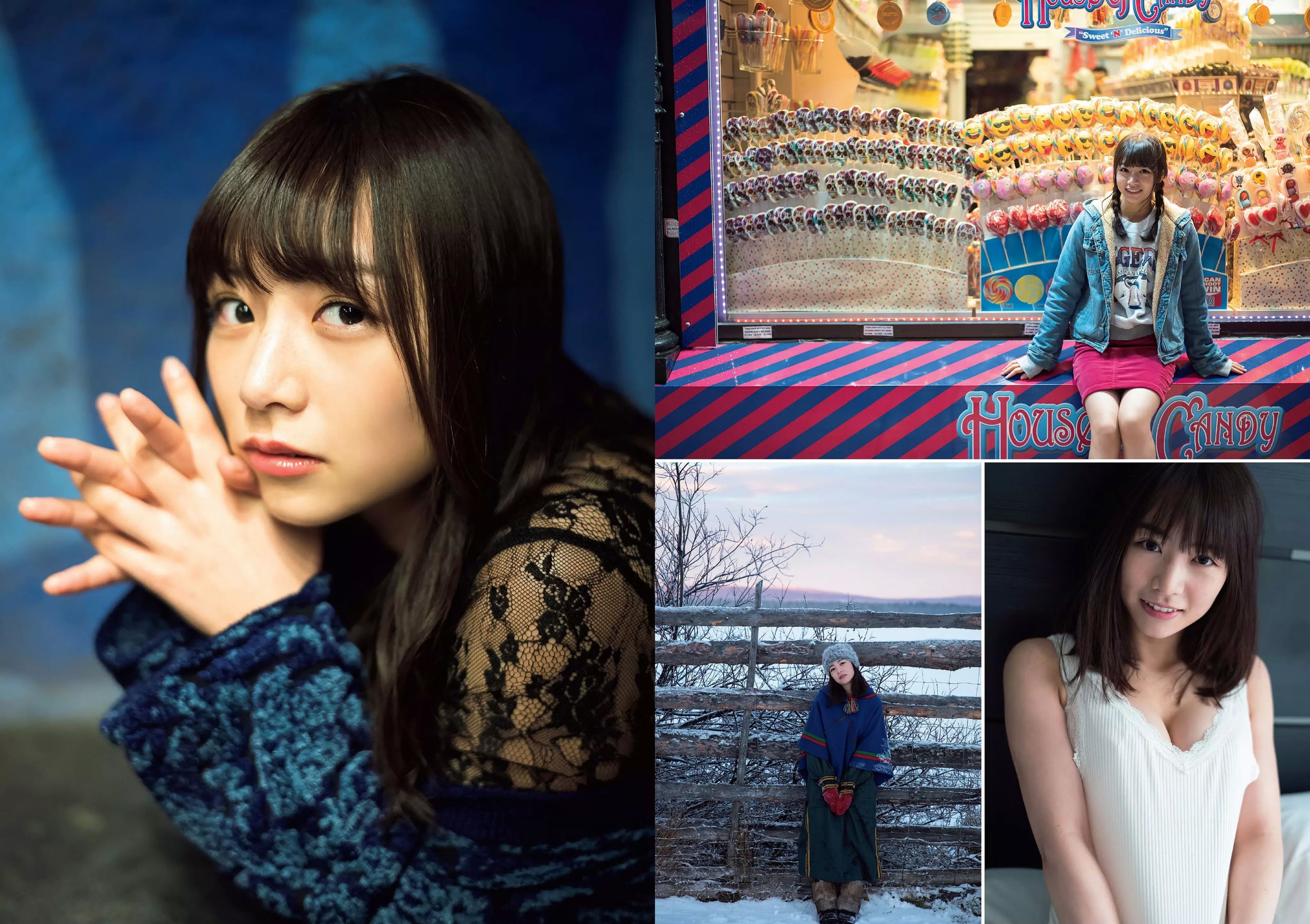 西野七瀬 傳谷英里香 大原優乃 忍野さら えなこ RENA 北野日奈子 [Weekly Playboy] 2019年No.01-02 写真杂志