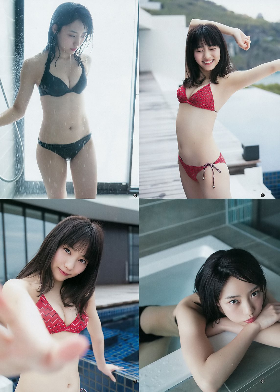 逢田梨香子 富永美杜 [Weekly Young Jump] 2018年No.17 写真杂志