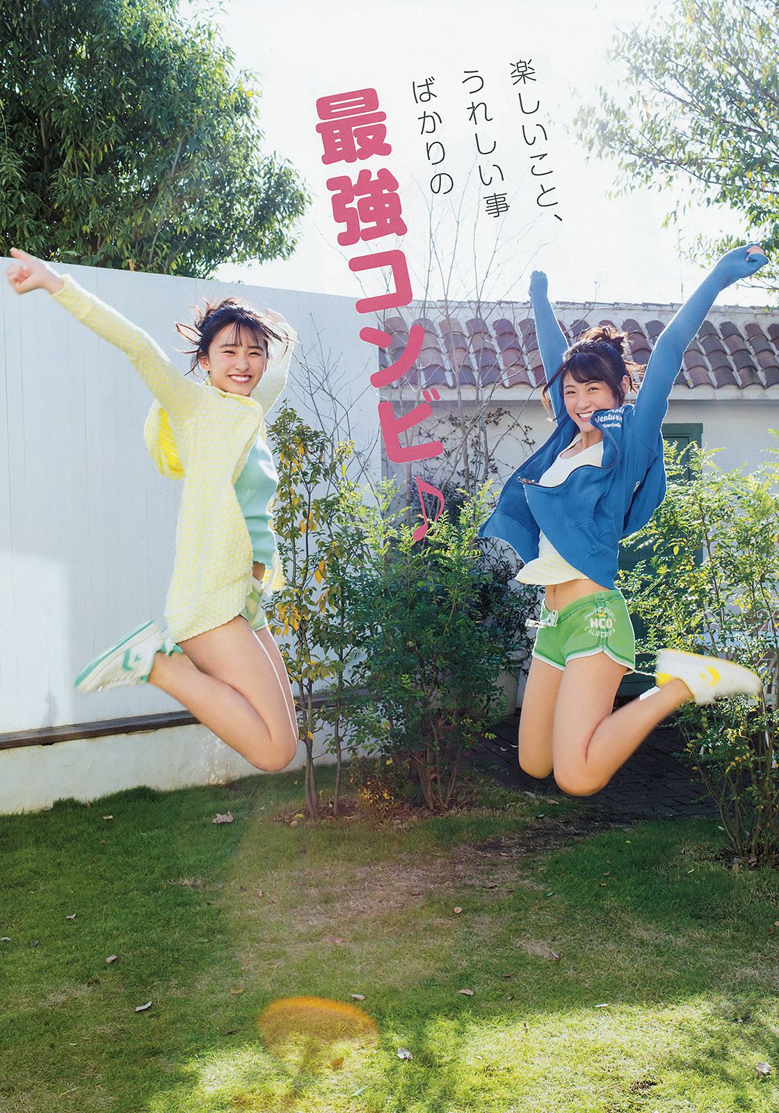 矢吹奈子 松本日向 宫﨑想乃 [Young Animal] 2018年No.02 写真杂志