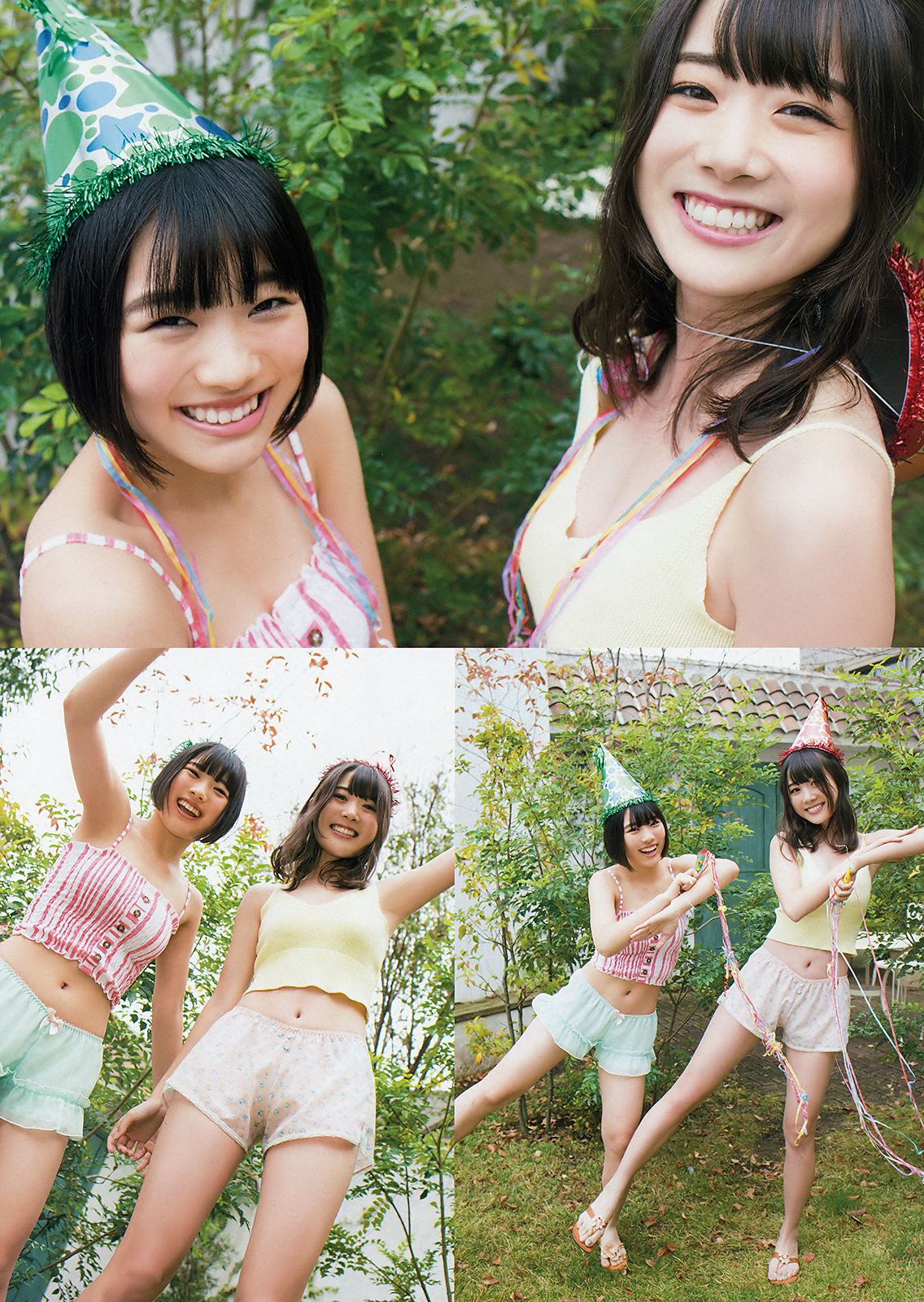 根本凪 鶴見萌 的場華鈴 [Young Animal] 2018年No.24 写真杂志