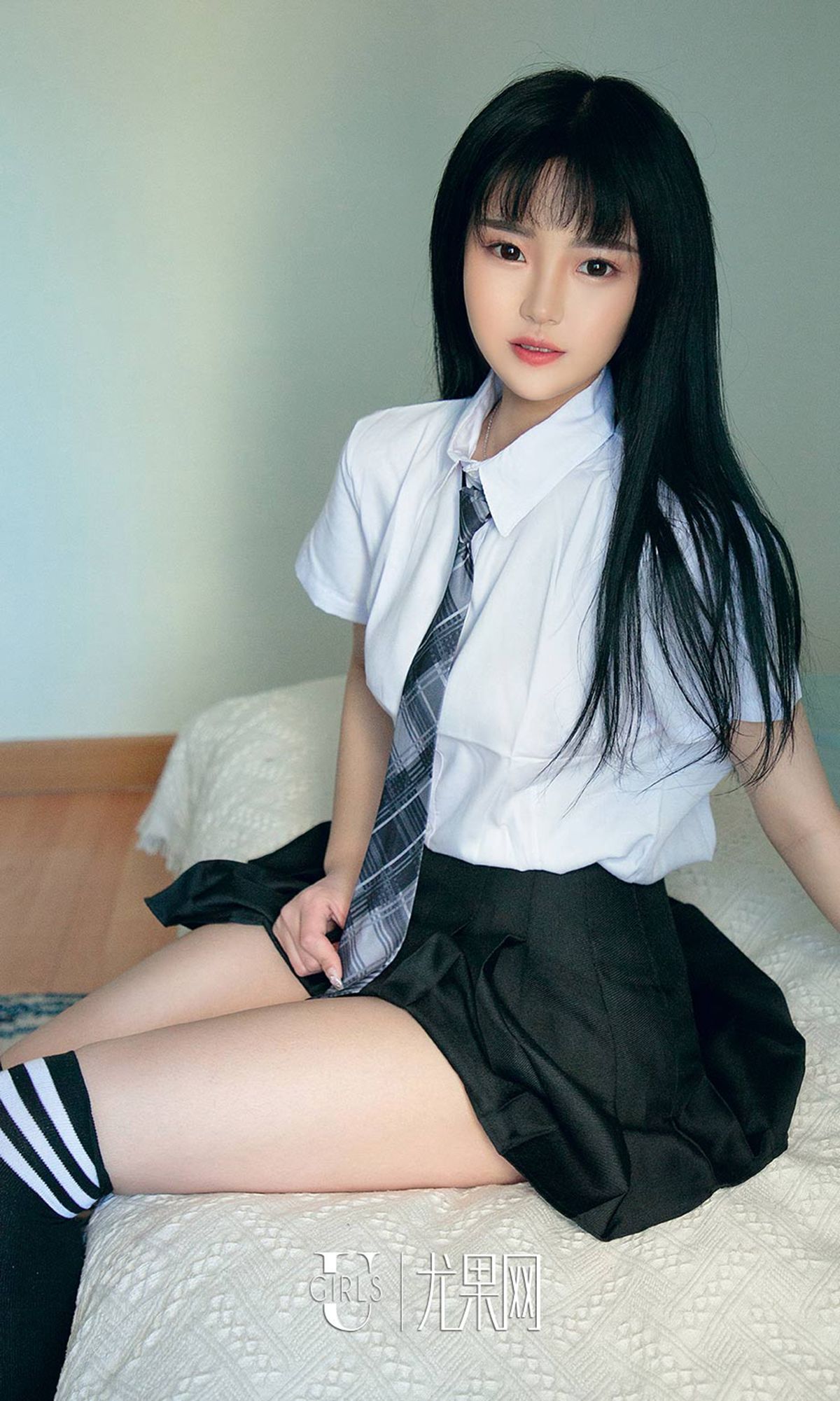 [尤果圈爱尤物] No.1323 桃子 鲜花时光