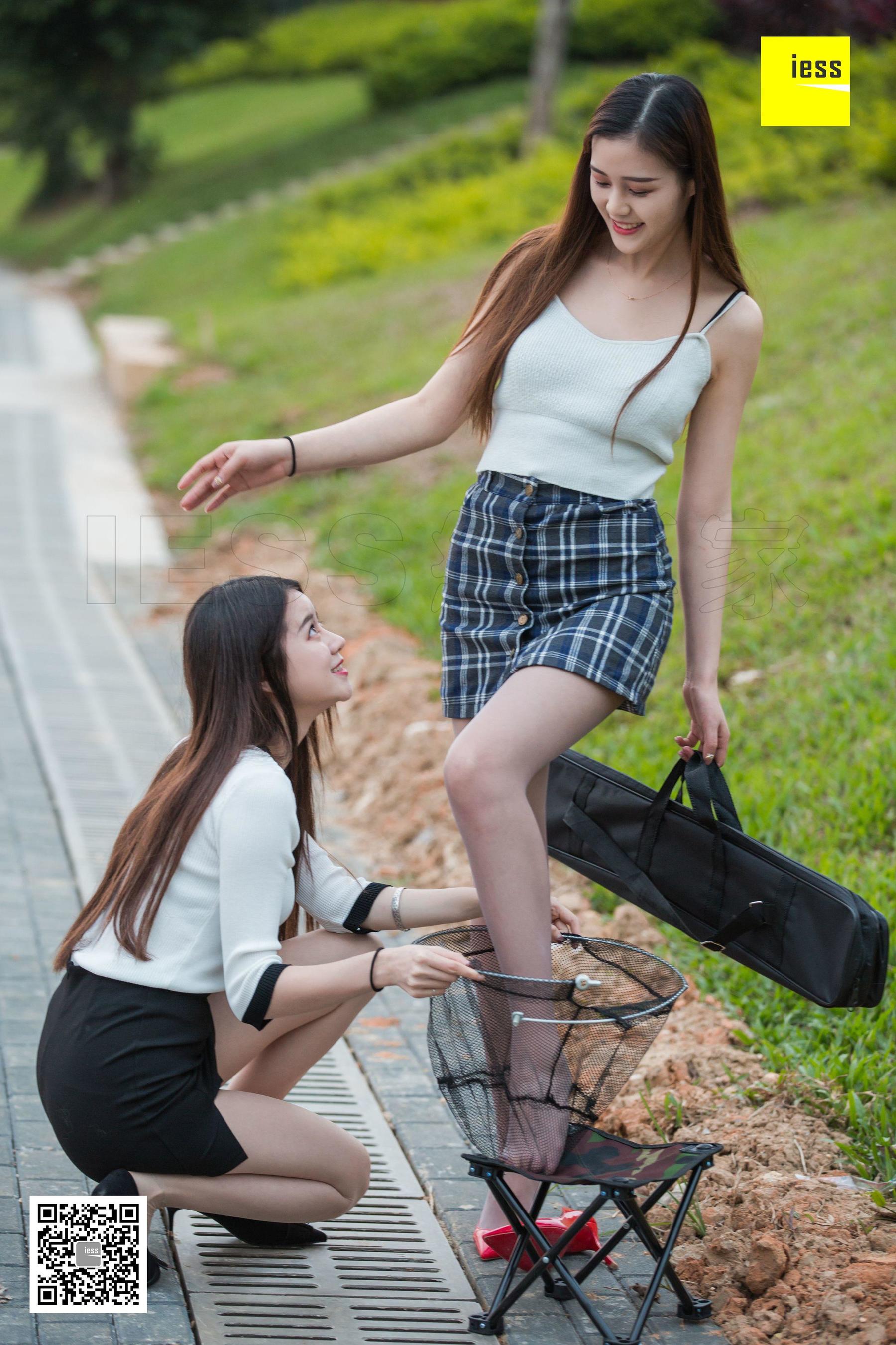 [异思趣向IESS]  模特：佳佳&九妹 《钓鱼还是钓丝？2》