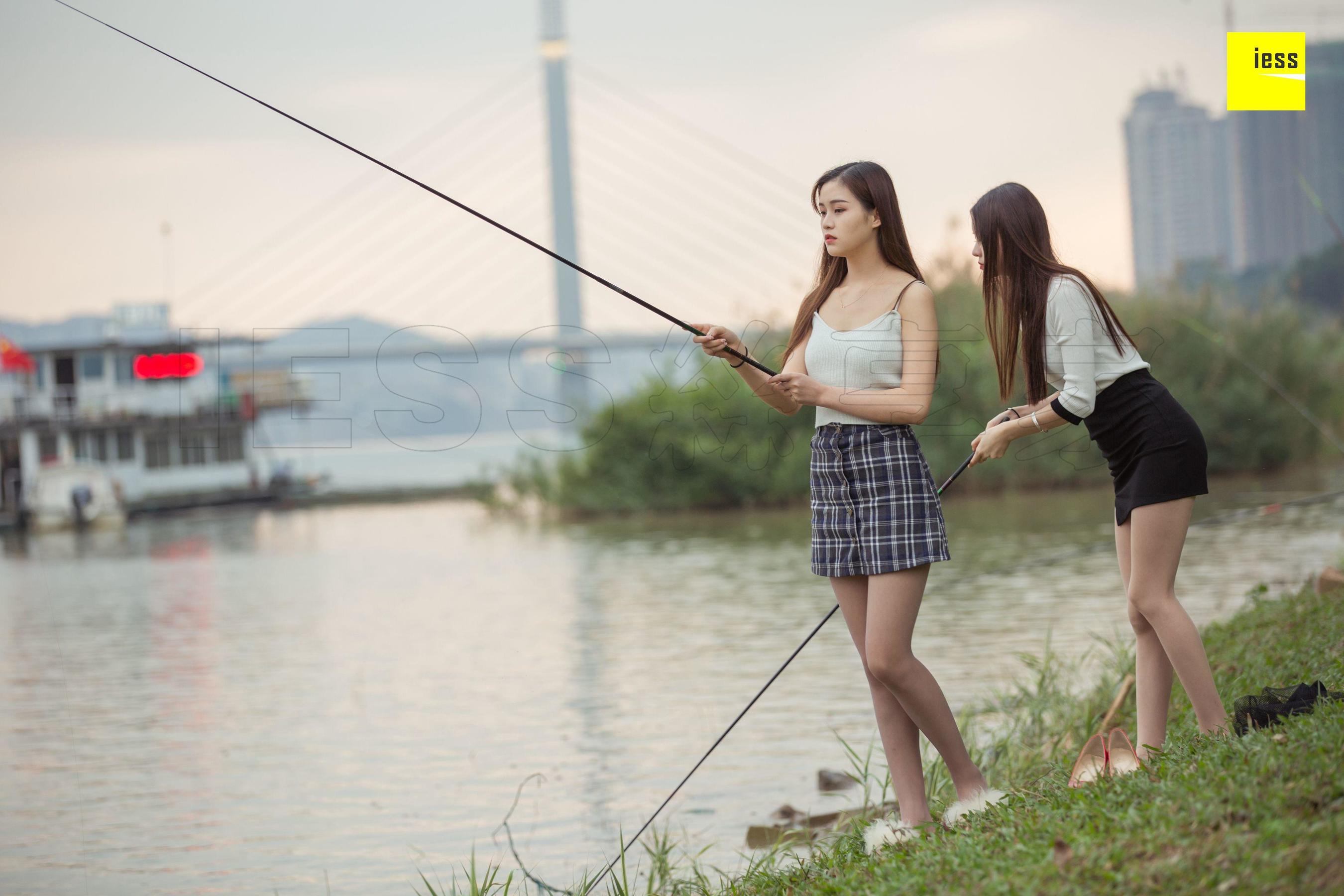 [异思趣向IESS]  模特：佳佳&九妹 《钓鱼还是钓丝？》
