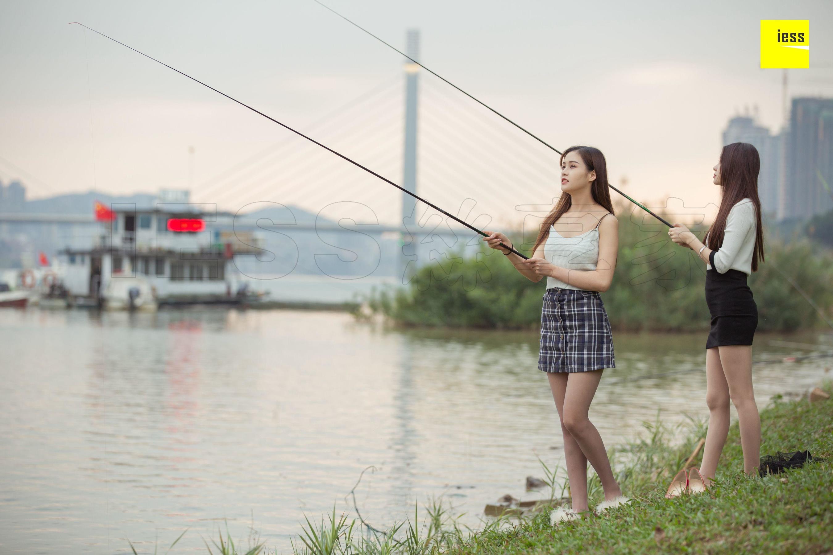 [异思趣向IESS]  模特：佳佳&九妹 《钓鱼还是钓丝？》
