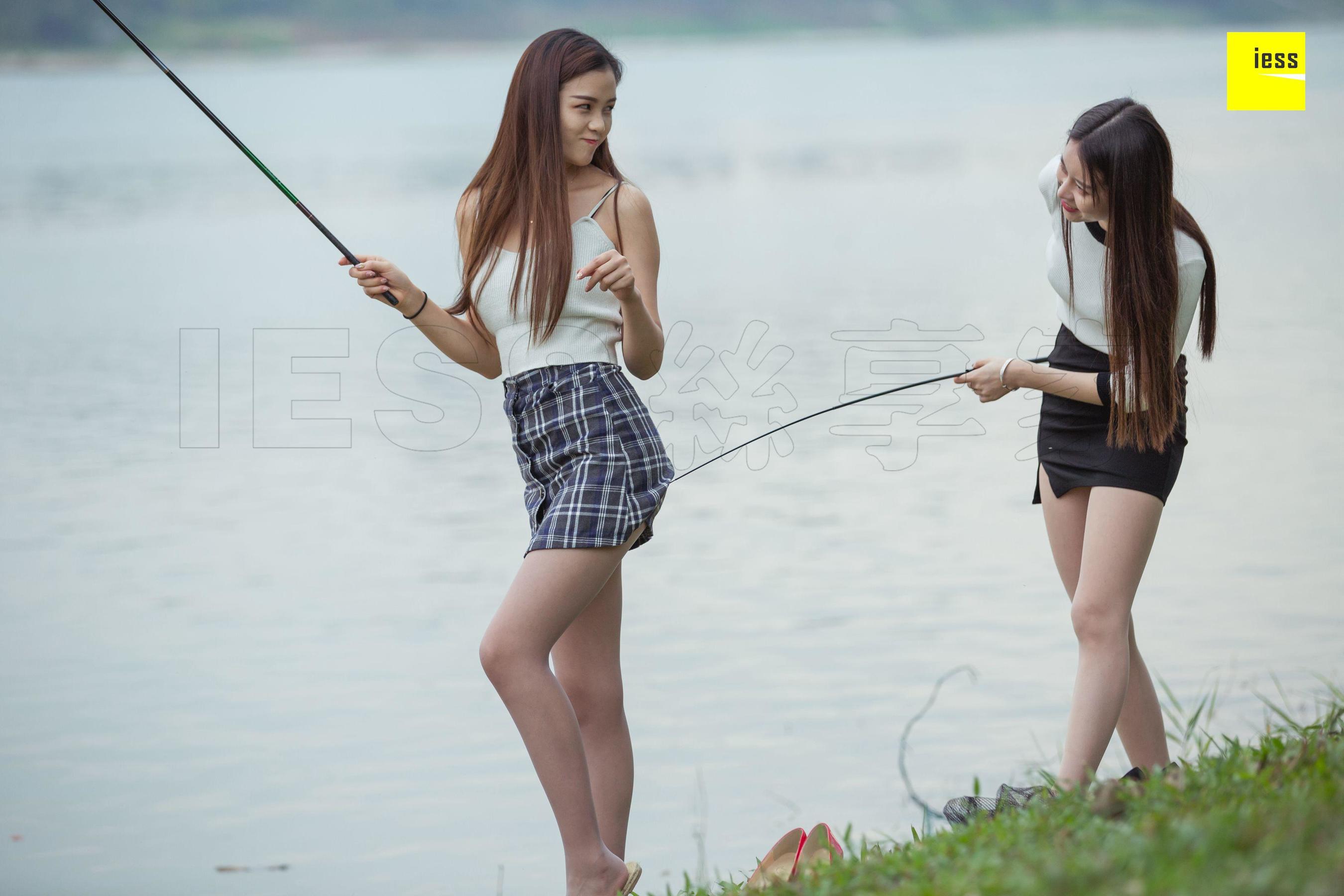 [异思趣向IESS]  模特：佳佳&九妹 《钓鱼还是钓丝？》