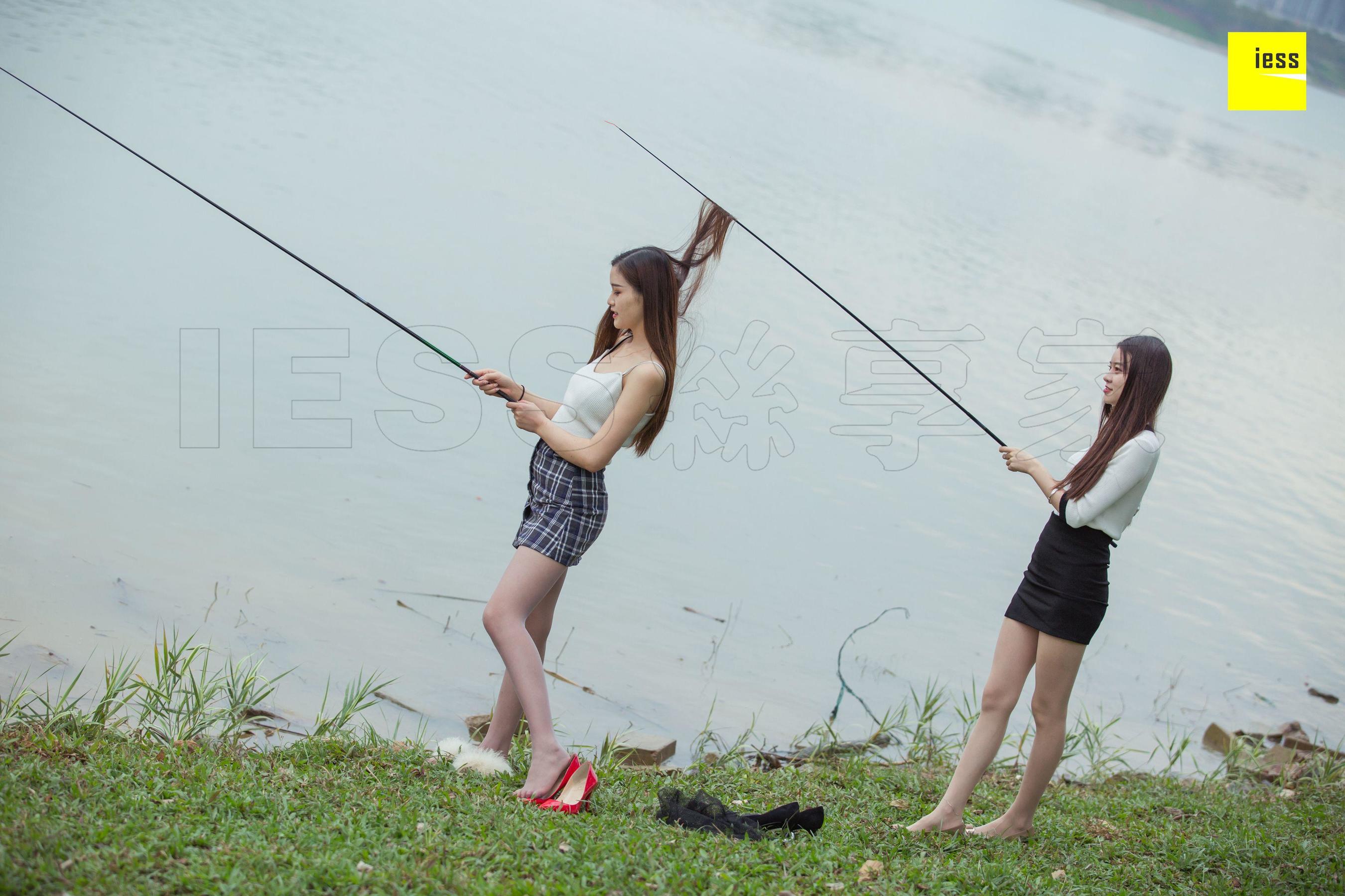 [异思趣向IESS]  模特：佳佳&九妹 《钓鱼还是钓丝？》