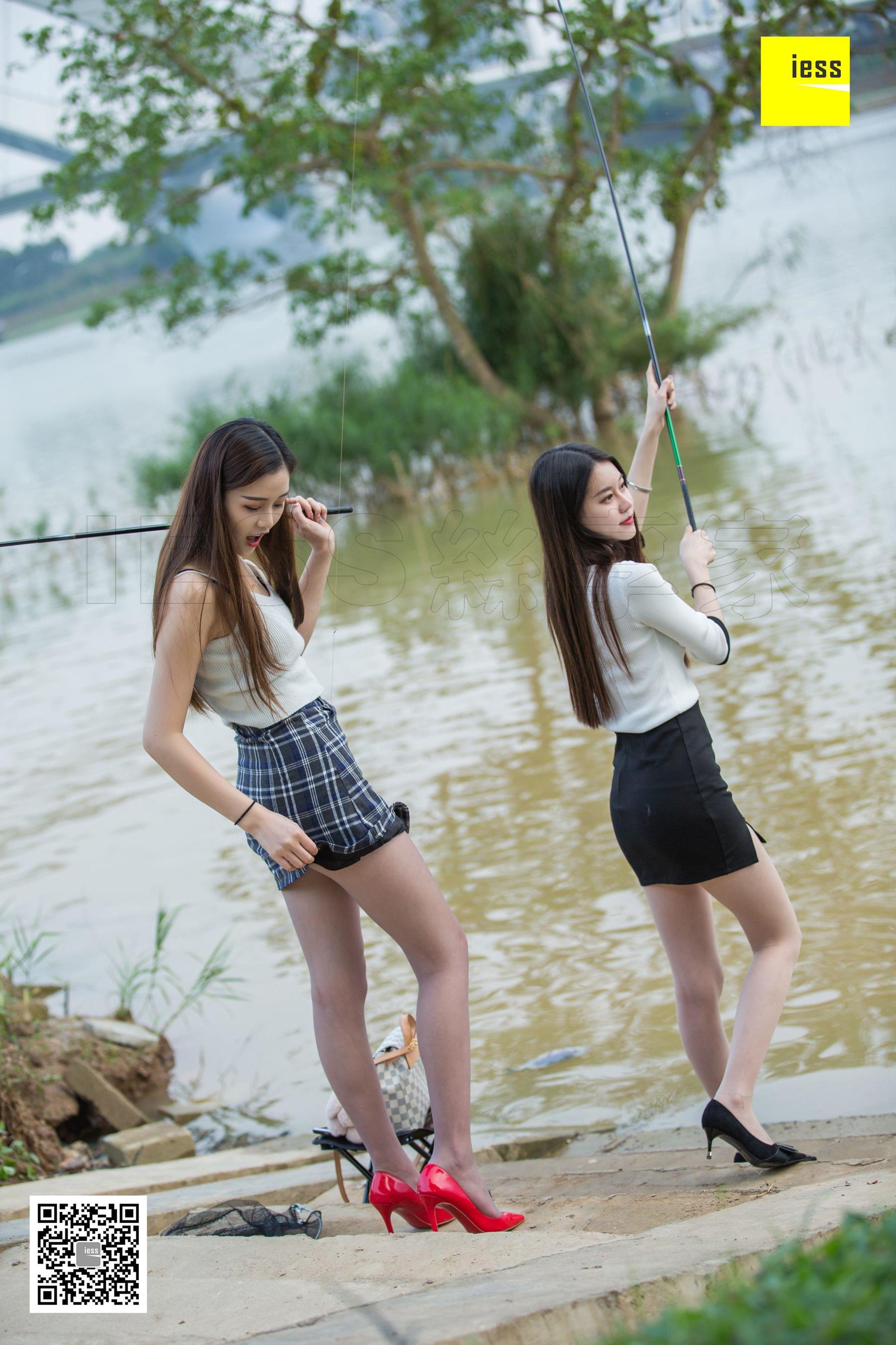 [异思趣向IESS]  模特：佳佳&九妹 《钓鱼还是钓丝？》