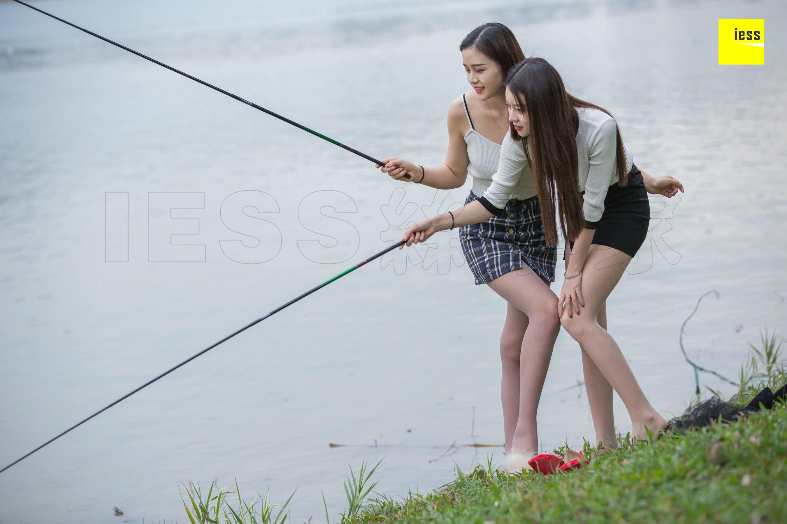 [异思趣向IESS]  模特：佳佳&九妹 《钓鱼还是钓丝？》
