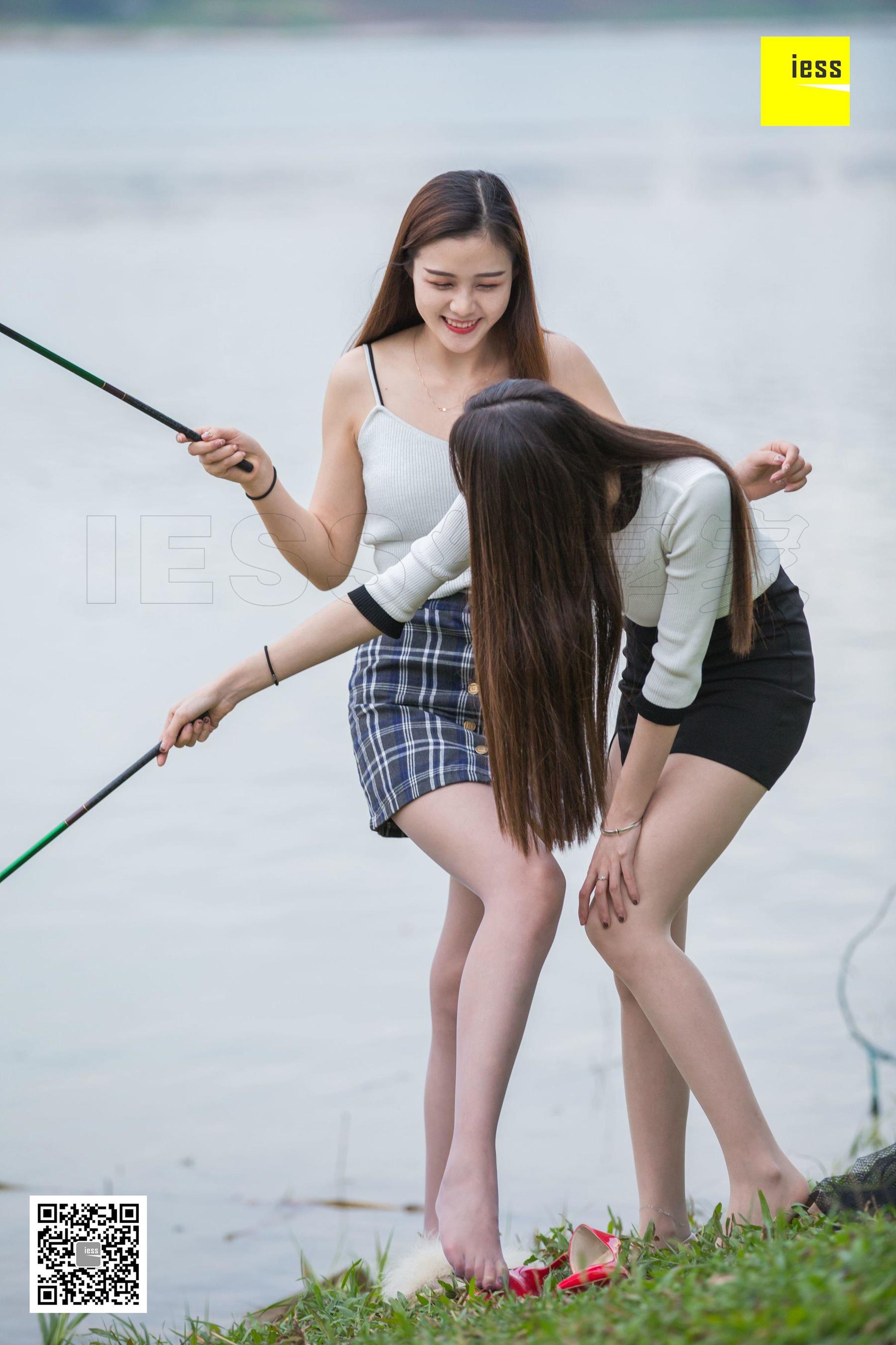 [异思趣向IESS]  模特：佳佳&九妹 《钓鱼还是钓丝？》