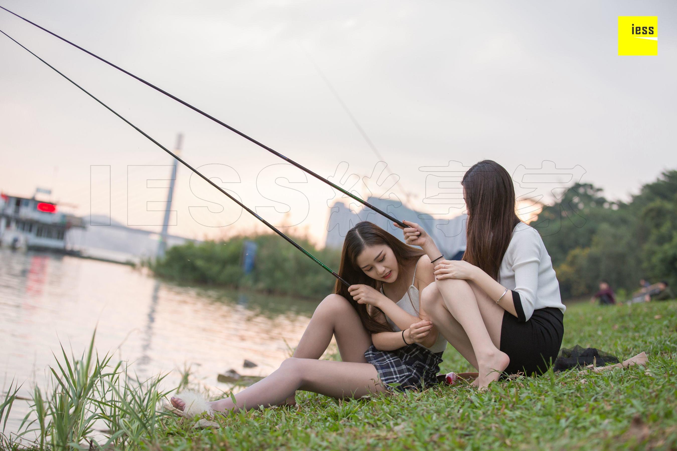 [异思趣向IESS]  模特：佳佳&九妹 《钓鱼还是钓丝？》