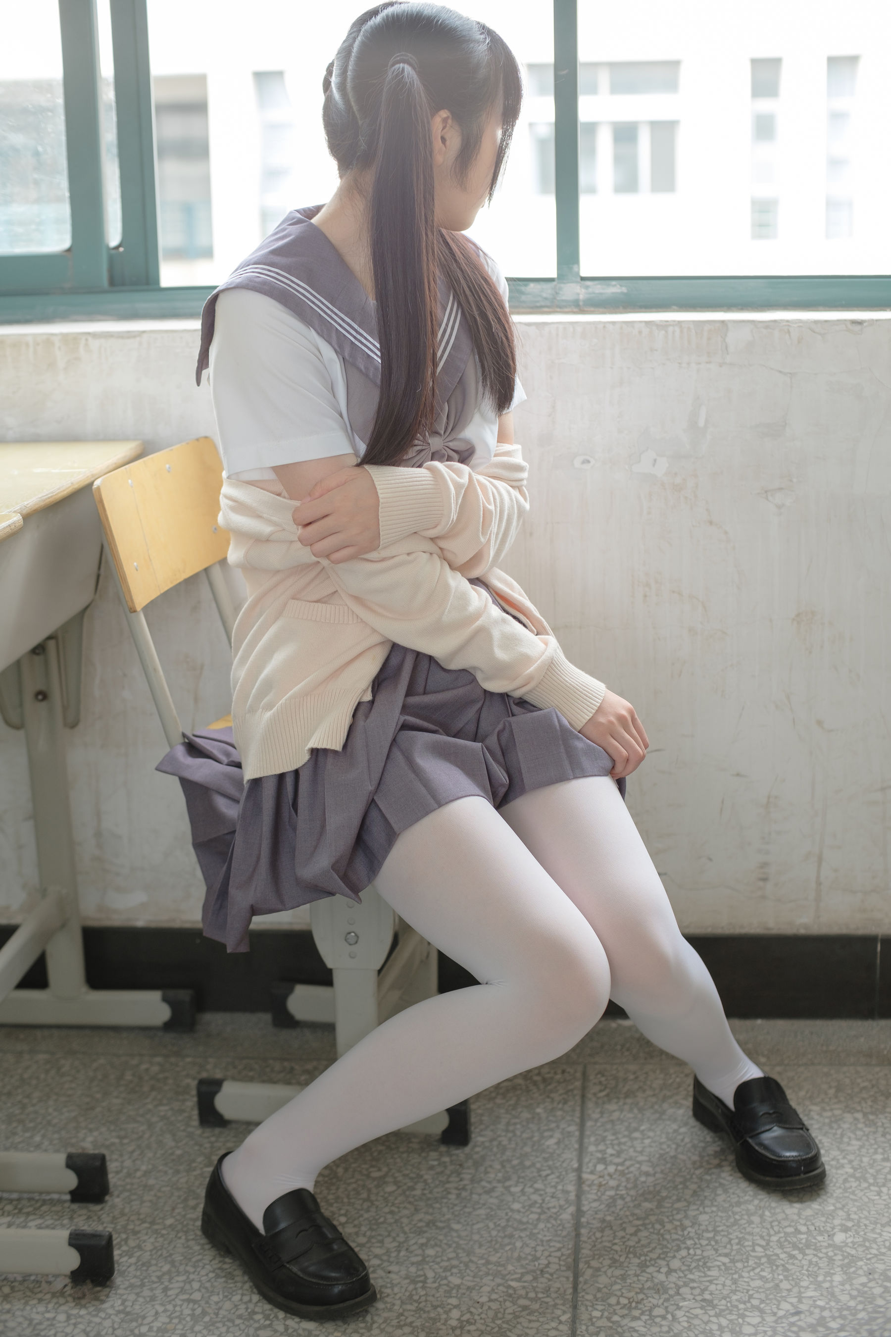 [森萝财团] X-017 JK校服白丝