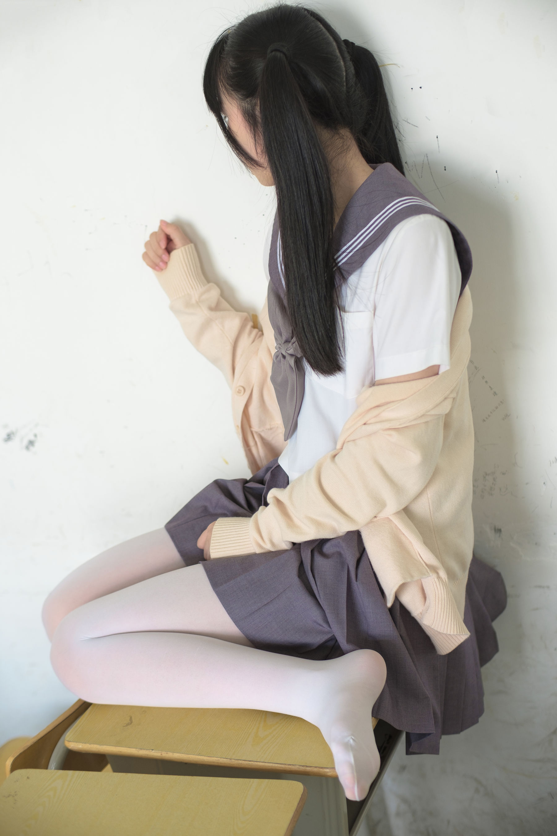 [森萝财团] X-017 JK校服白丝