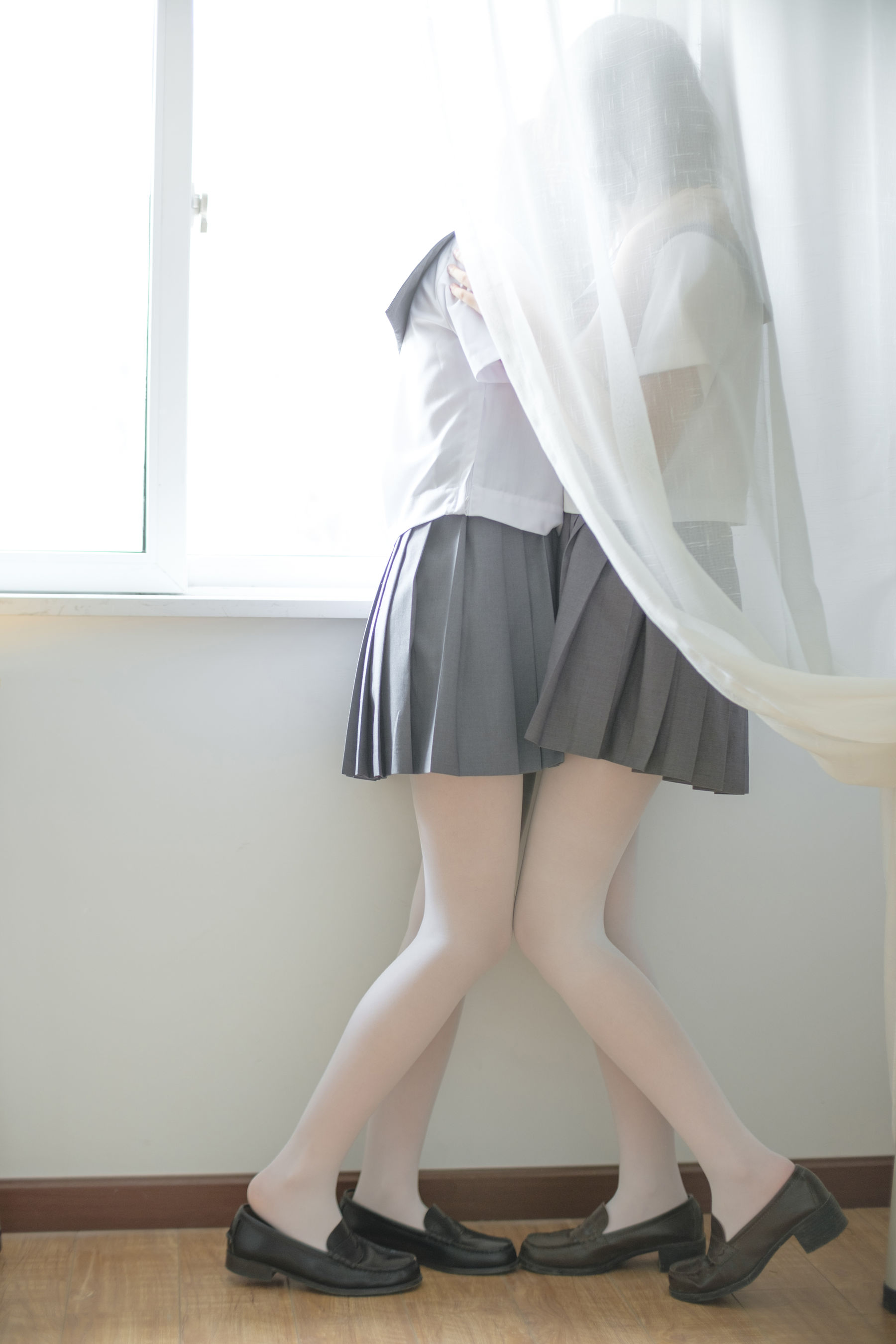 [森萝财团] X-025 JK白丝姐妹花